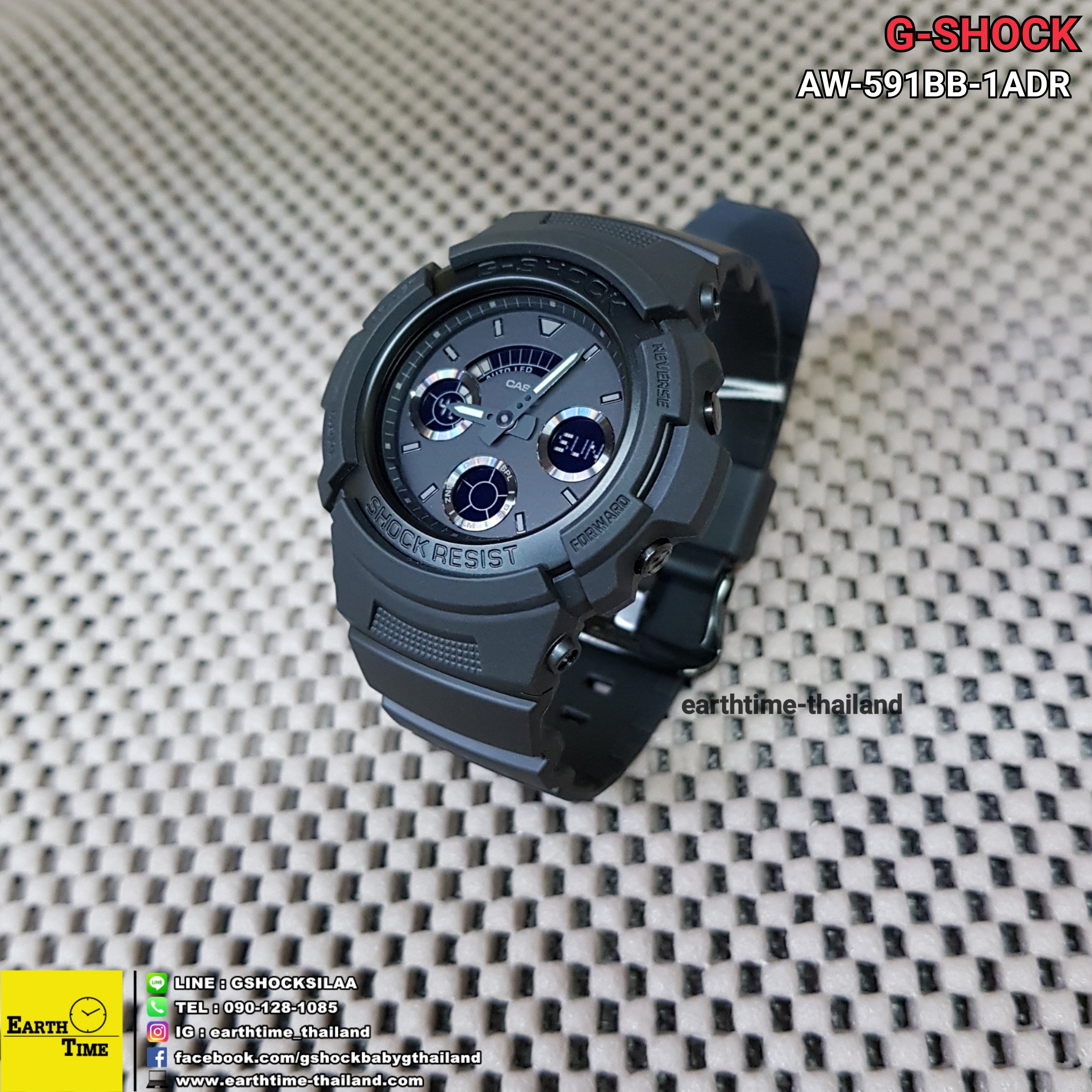G-Shock ของใหม่แท้ 100% รับประกัน 1 ปี รุ่น AW-591BB-1ADR