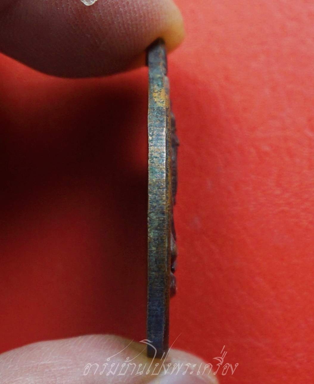 ปู่ฤาษีสิงหดาบส หลังยันต์ห้า เนื้อทองแดงรมดำ ไม่ทราบที่(องค์ที่2)