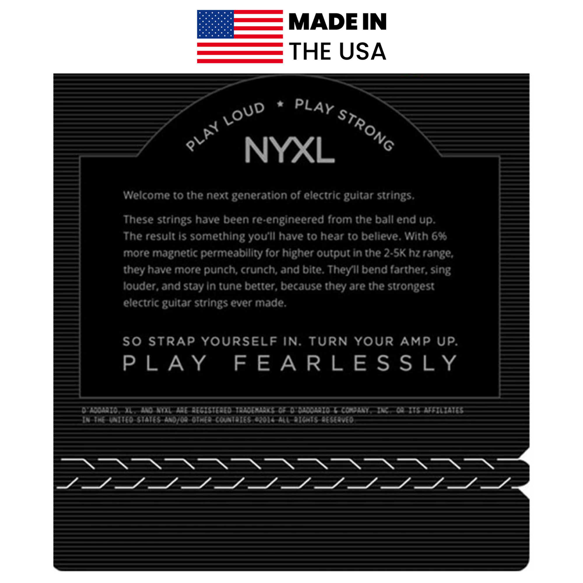 (USA.แท้100%✅) สายกีตาร์ไฟฟ้า D’Addario รุ่น NYXL 10-46 / 9-42 ซาวด์ไฟฟ้าพุ่งแรง ครบชุด 6 เส้น [ซื้อ3ชุด ฟรีผ้าเช็ด]