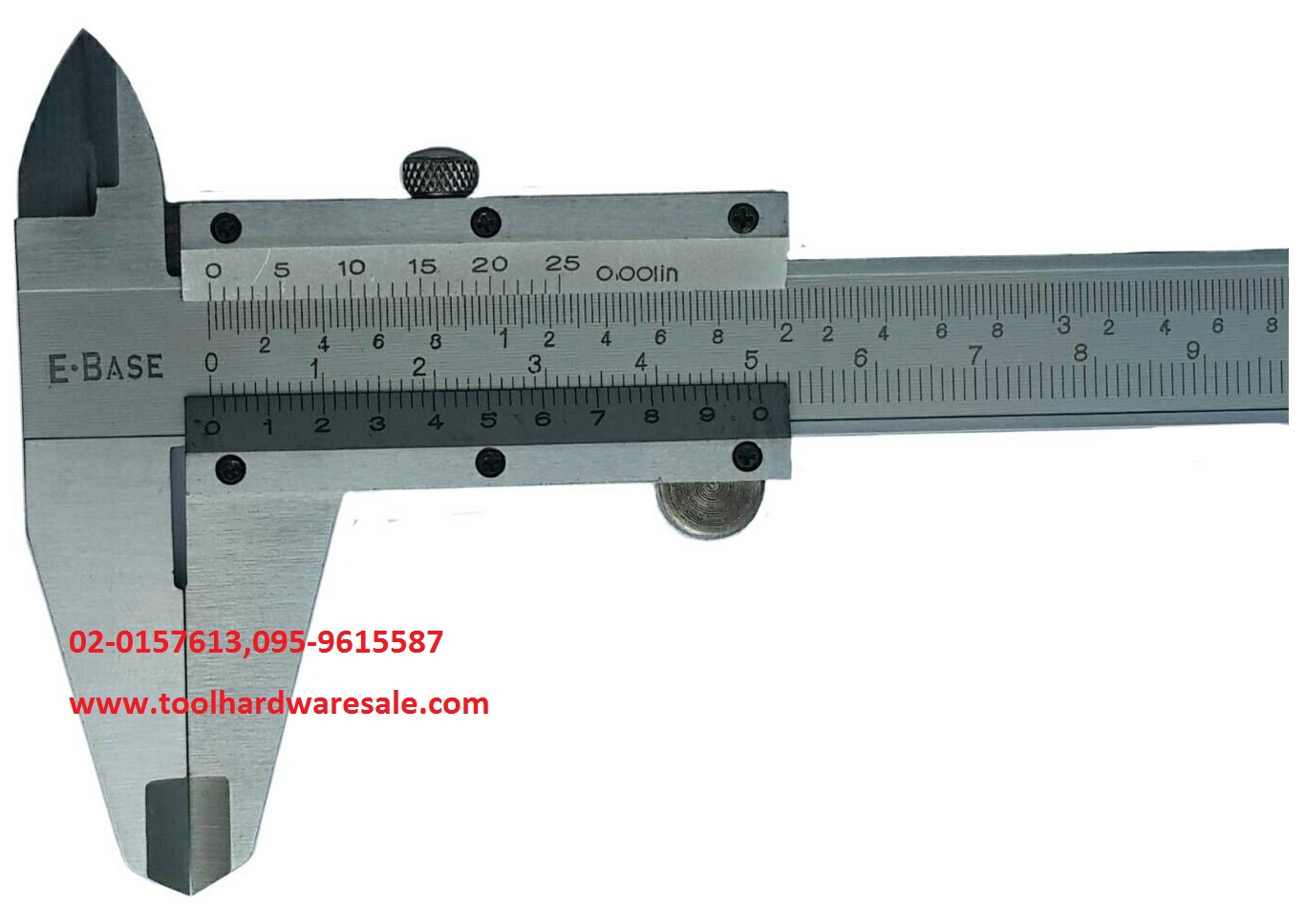 เวอร์เนียคาร์ลิปเปอร์ EBASE ขนาด 6นิ้ว ความละเอียด 0.02 ,1/1000 นิ้ว คุณภาพราคาส่ง390 บาท