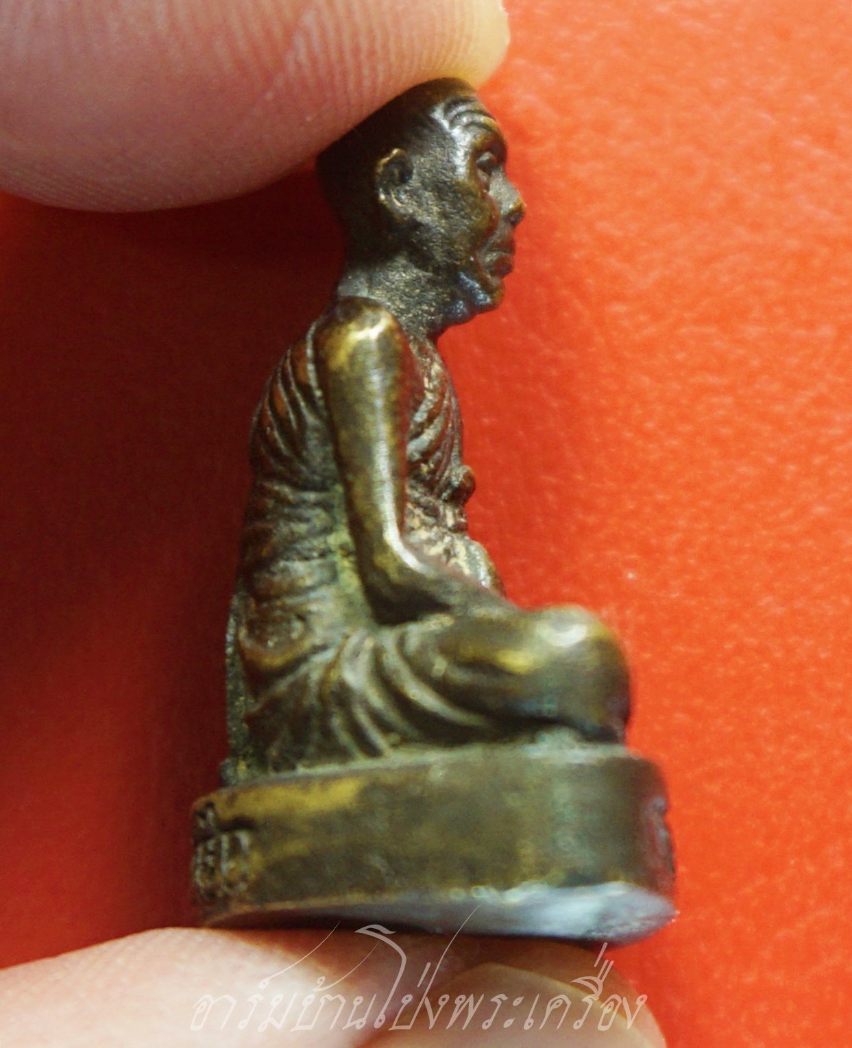 พระครูพูน วัดอ้ออีเขียว รูปหล่อ ใต้ฐานตอกโค๊ต"อ"(องค์ที่1)