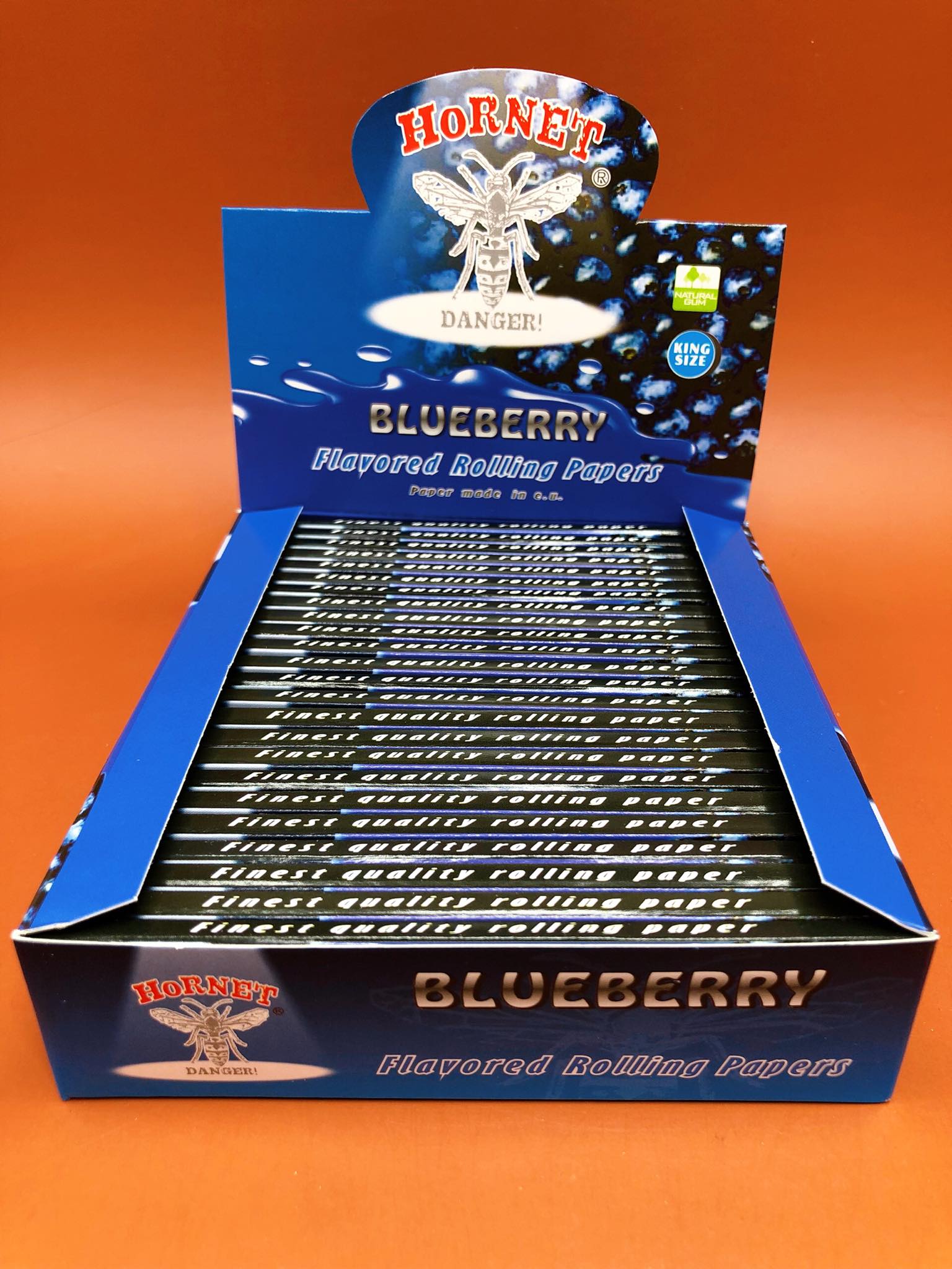 Flavored Rolling Papers รสผลไม้ Blueberry (King Size)