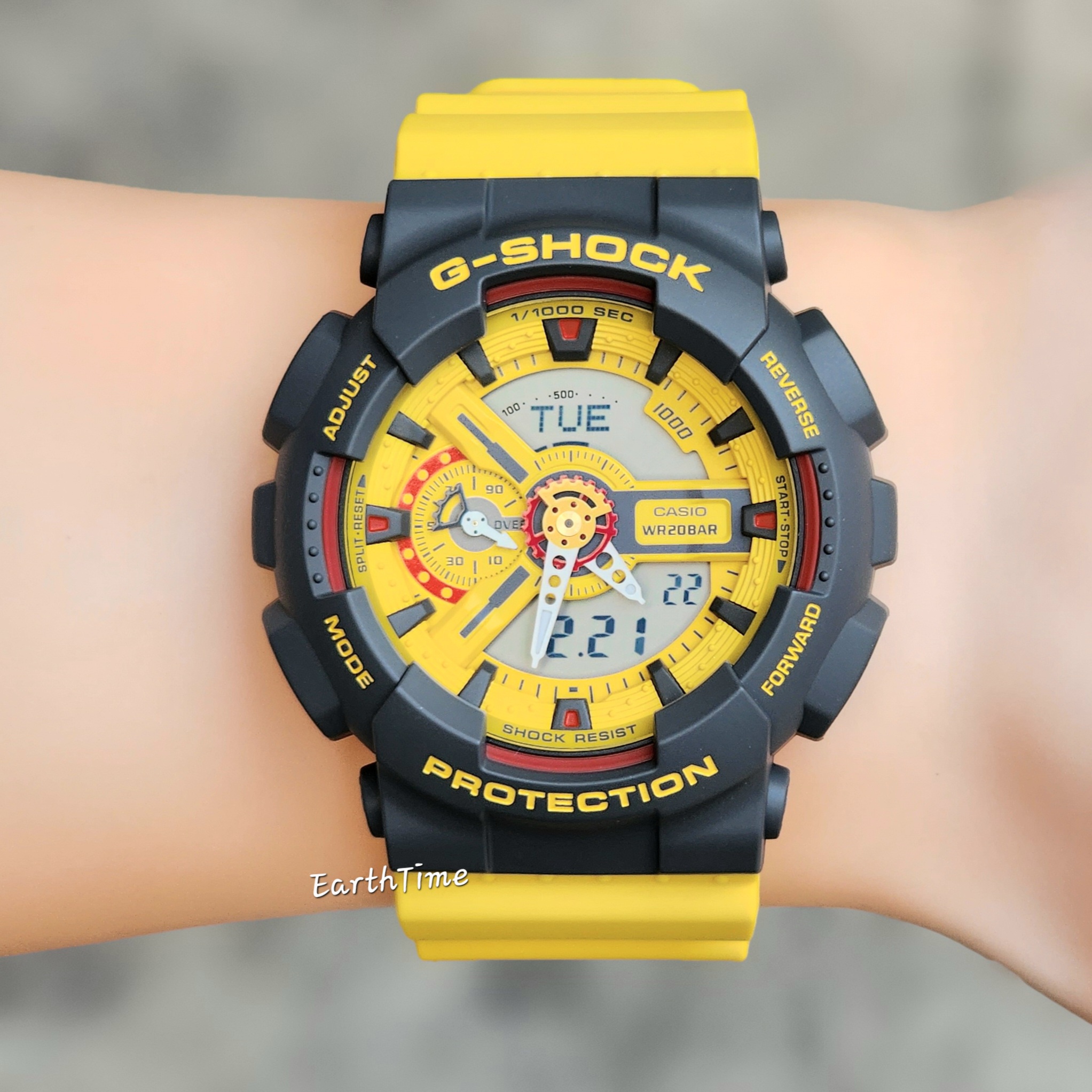 GA-110Y-9A l Classic Yellow G-Shock Series l G-SHOCK
