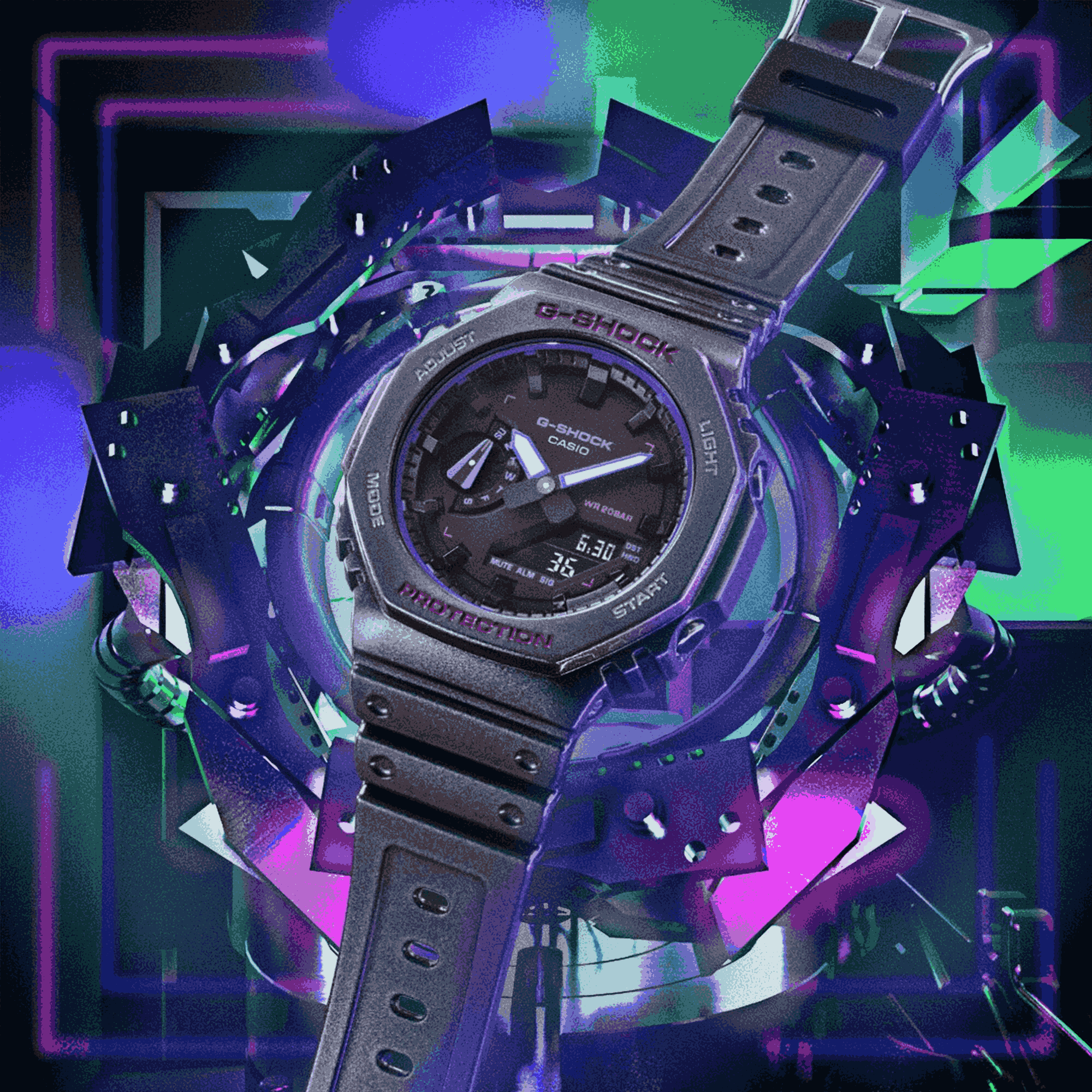 GA-2100AH-6A l Aim High Series l G-SHOCK