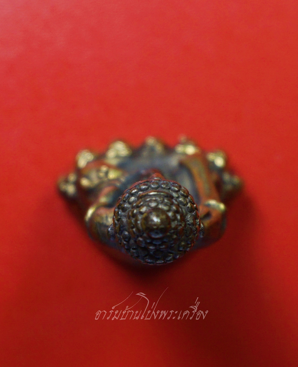 พระกริ่ง วัดเก่าต้นมะค่า เนื้อฝาบาตร(องค์ที่1)