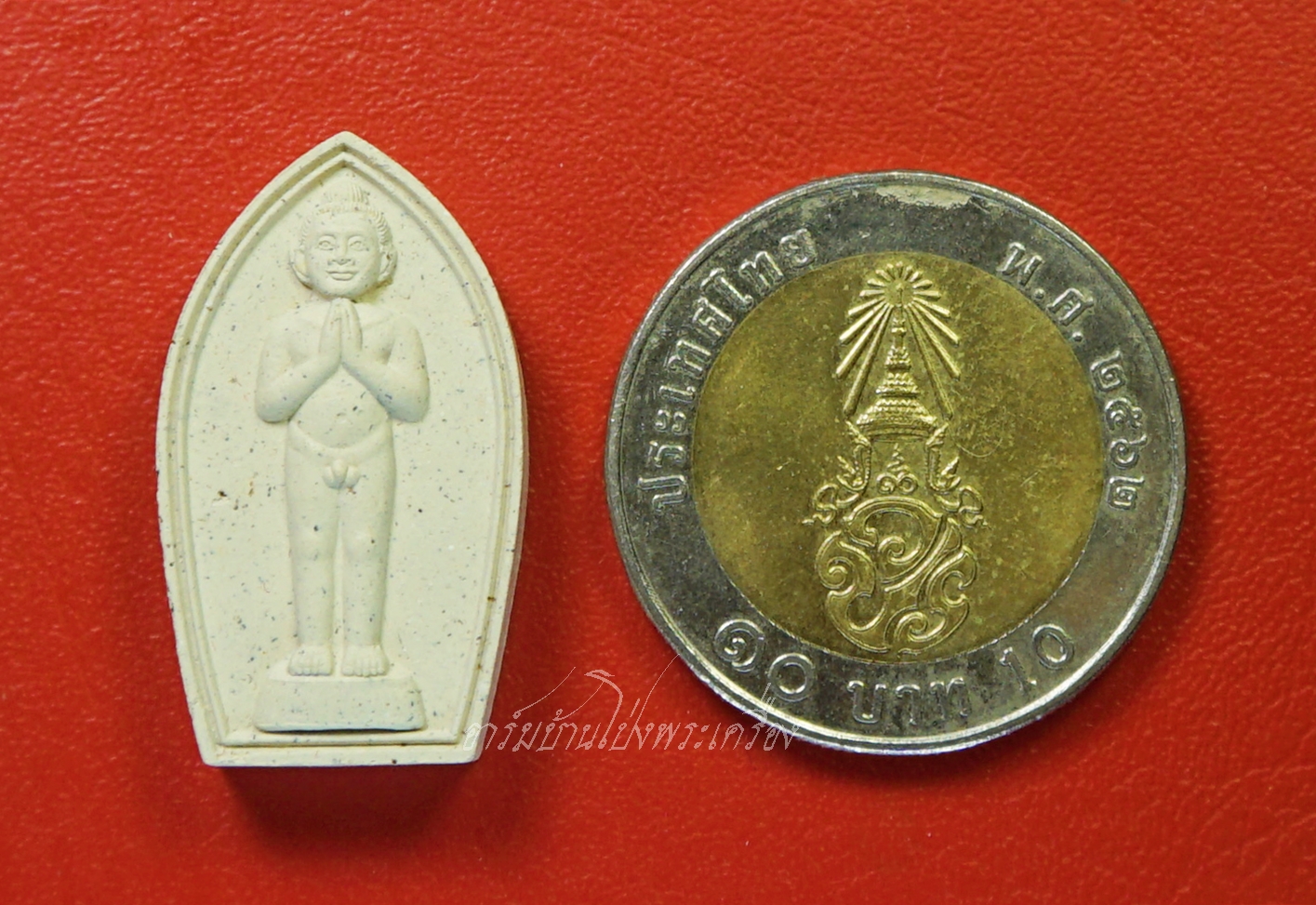 ไอ้ไข่ เด็กวัดเจดีย์ รุ่นกฐิน ปี๒๕๕๙ เนื้อผงสีขาว(องค์ที่1)