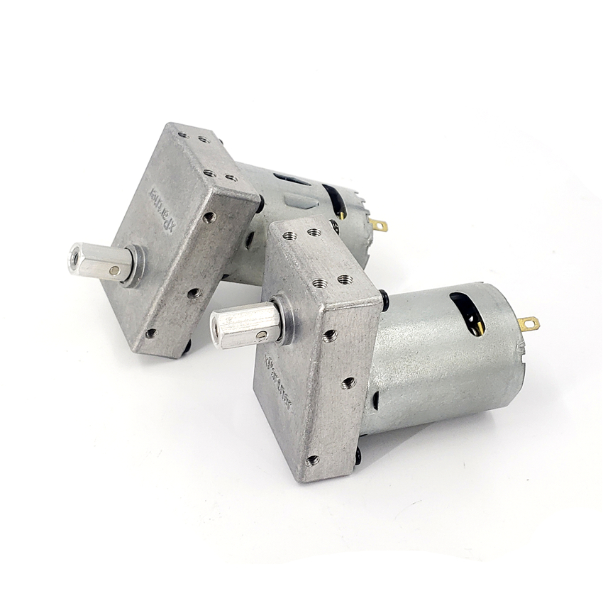 มอเตอร์เกียร์ L-shape 6v 250rpm เฟืองเหล็กทั้งชุด เหมาะสำหรับซูโม่ 1kg