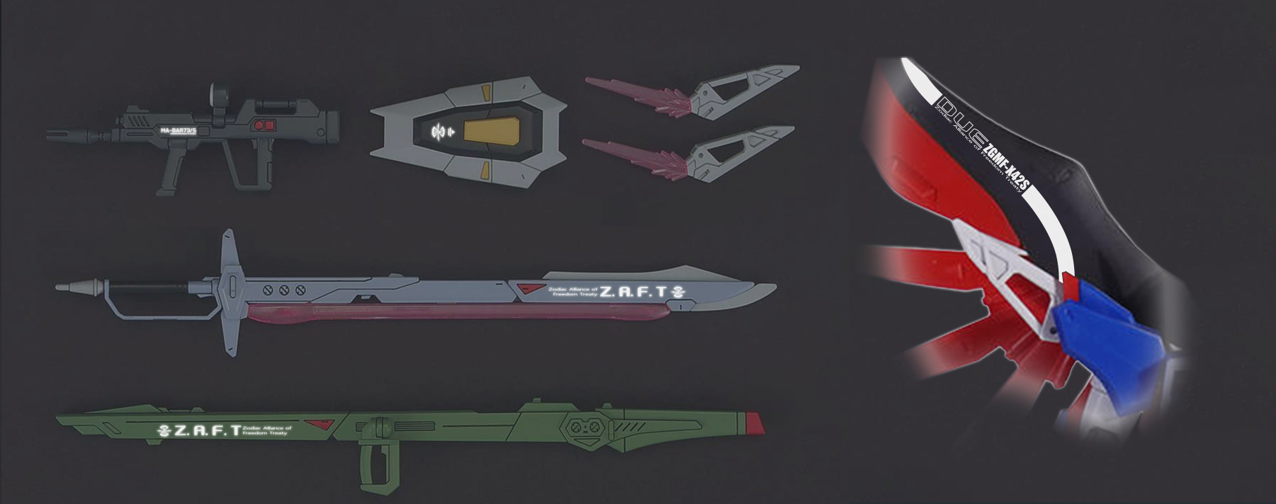 Decal 094 HG1/144 Strike Freedom & Destiny ยี่ห่อ X-Y model