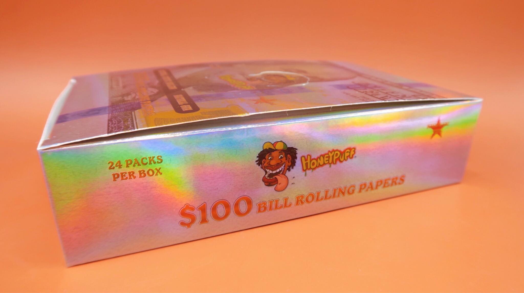 Honeypuff $100 Bill Rolling Papers (1 กล่องใหญ่)