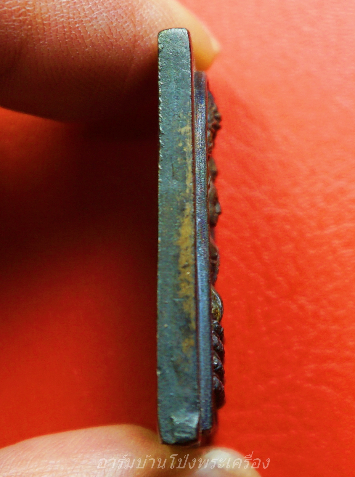 สมเด็จนาคปรก วัดอ้อมน้อย เนื้อนวะ แก่เงิน(องค์ที่1)