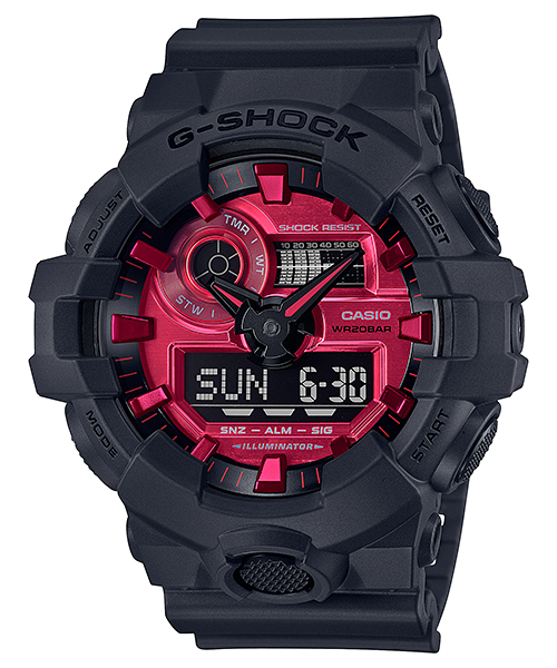 G-Shock Black and Red Series ของใหม่แท้100% รุ่น GA-700AR-1ADR