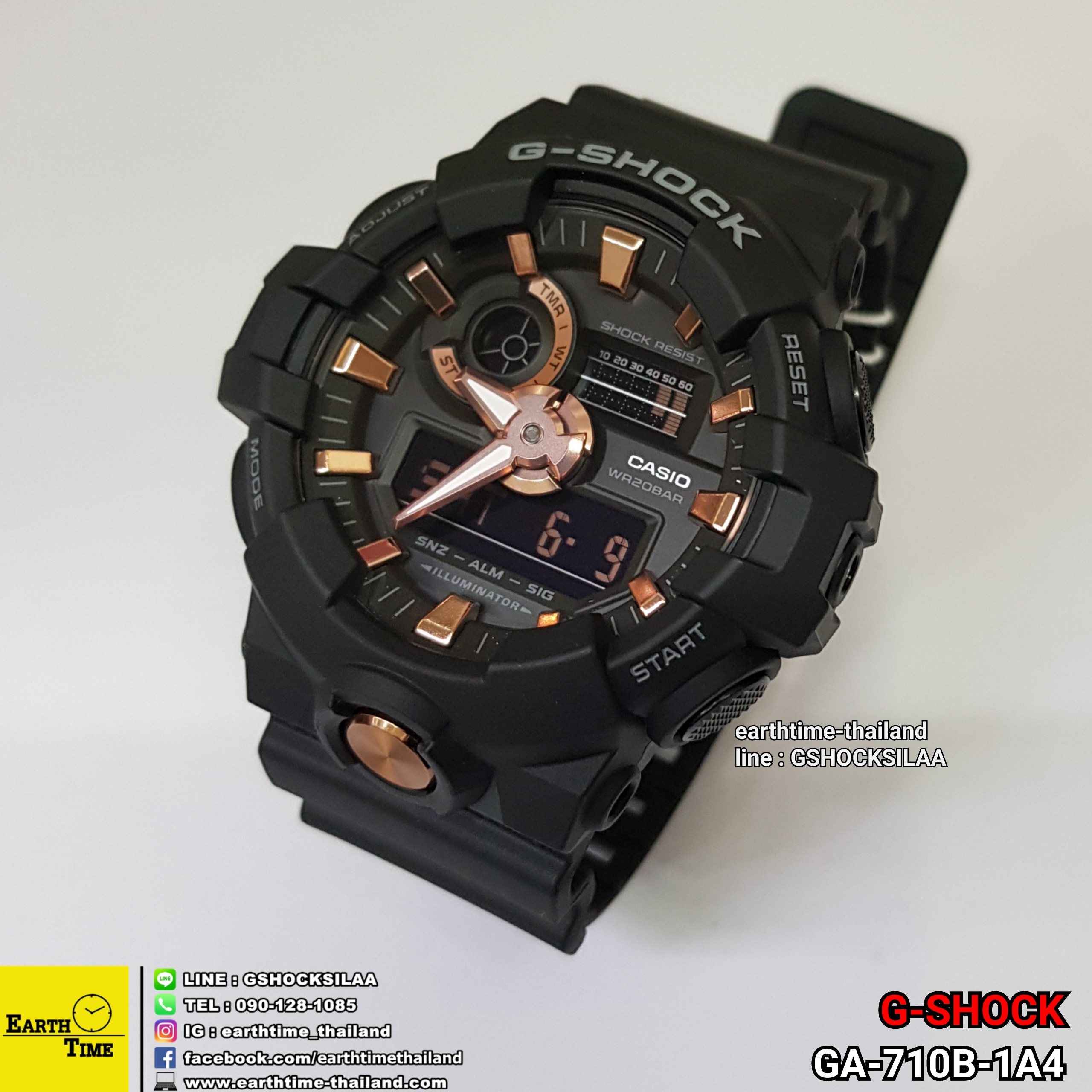 G-Shock Gold Accents Collection ของใหม่แท้100% รับประกัน 1 ปี GA-710B-1A4DR