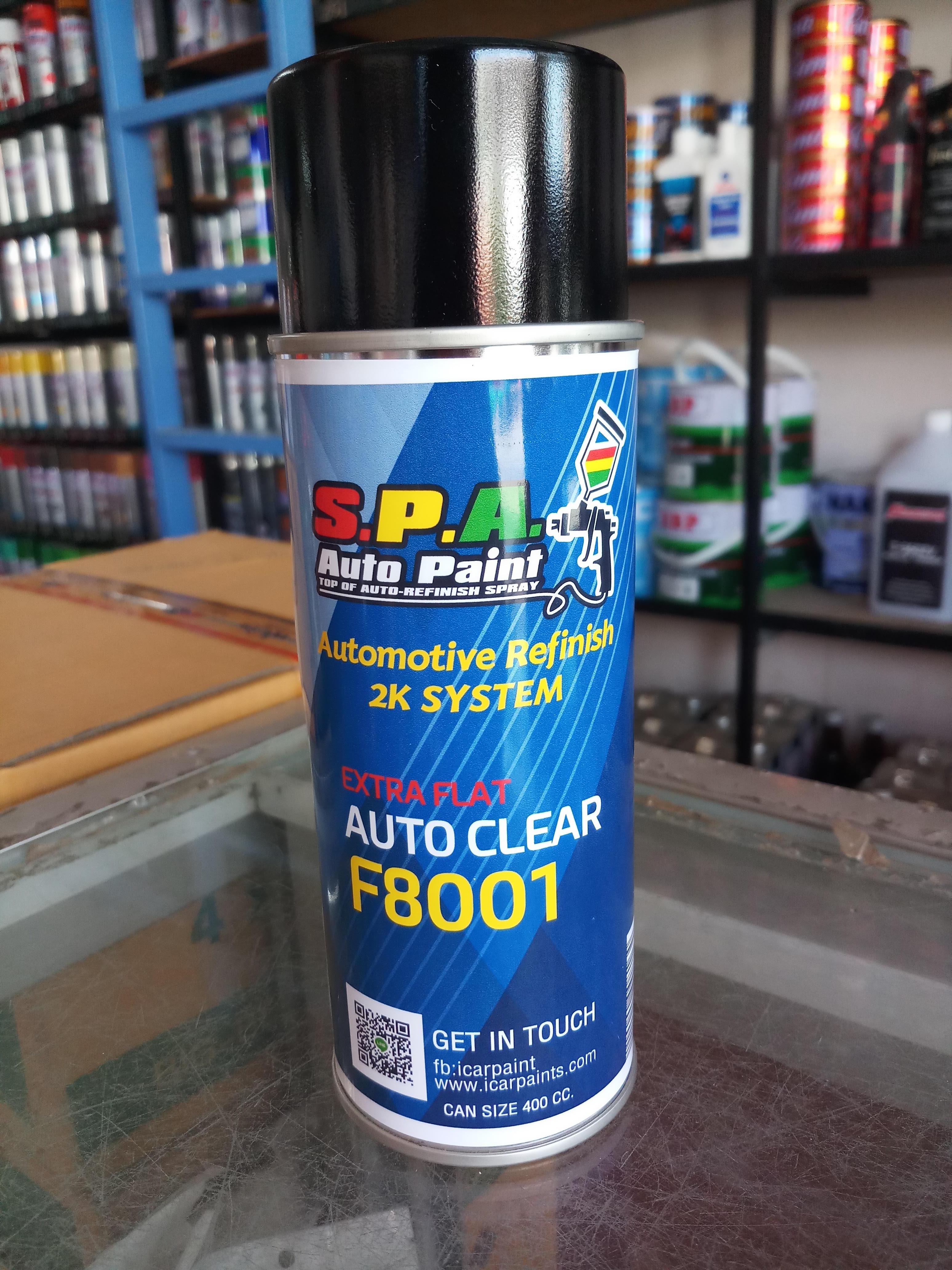 สีสเปรย์แล็กเกอร์เคลือบด้าน S.P.A. F8001