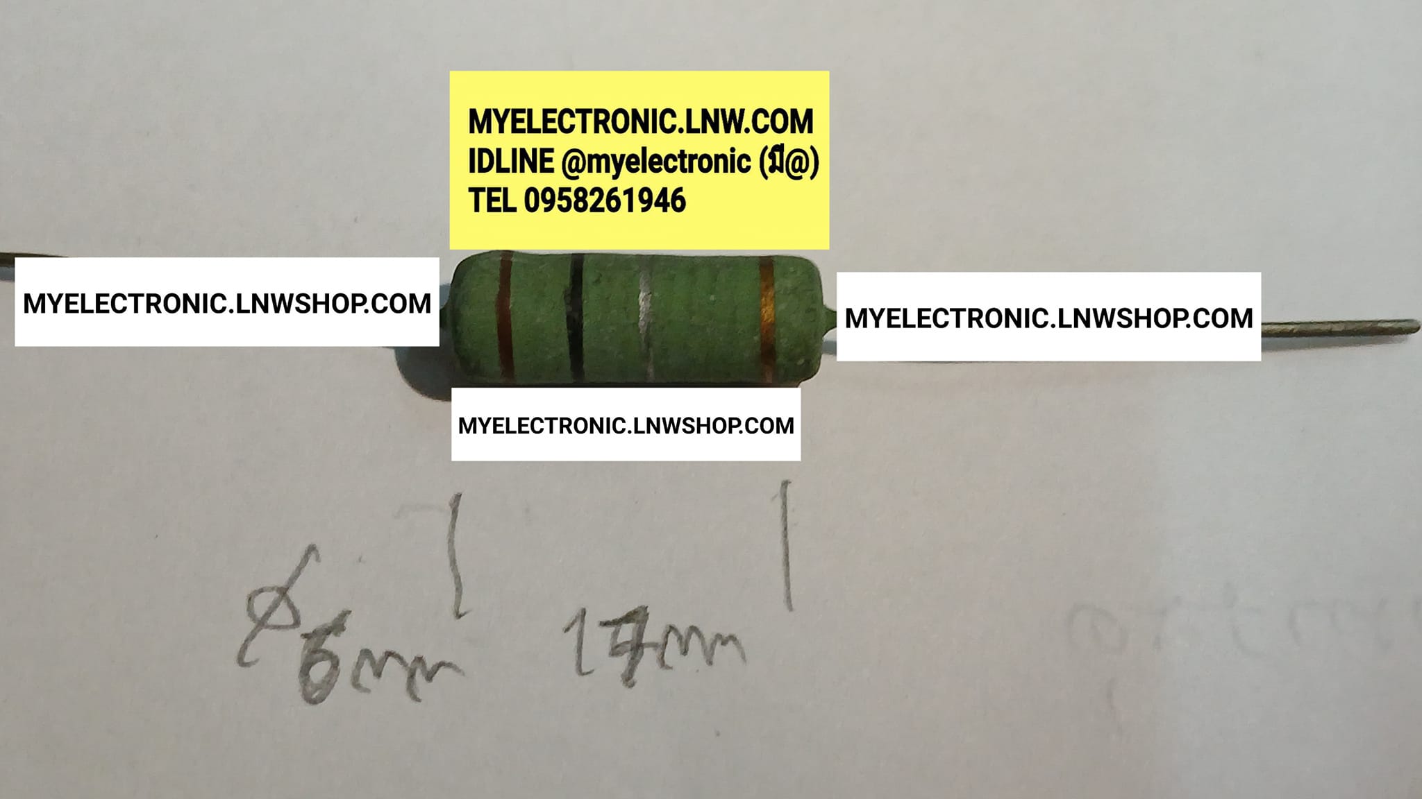 ขาย 0.1โอห์ม3W 0.1โอห์ม2WATT 0.1โอห์ม3วัตต์ ตัวต้านทาน ไววาว ทนความร้อน RESISTOR WIRE WOUND 0.1ohm 3WATT 0.1R3W ATT ยี่ห้อ ราคา ตัวละ . . . . . หน่วย บาท