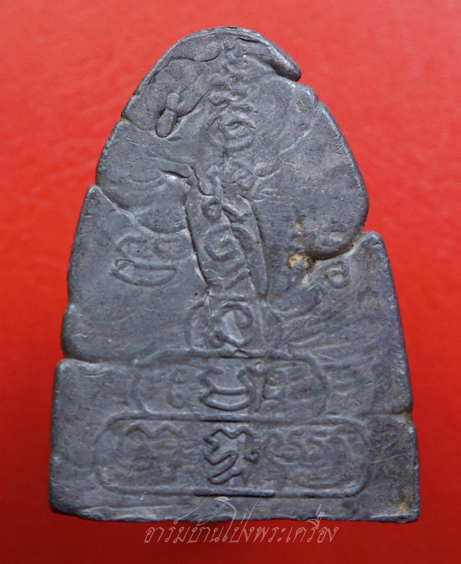 หลวงพ่อแทน วัดธรรมเสน ปี๒๕๐๖ หล่อรูปเหมือนเนื้อตะกั่ว(องค์ที่1)