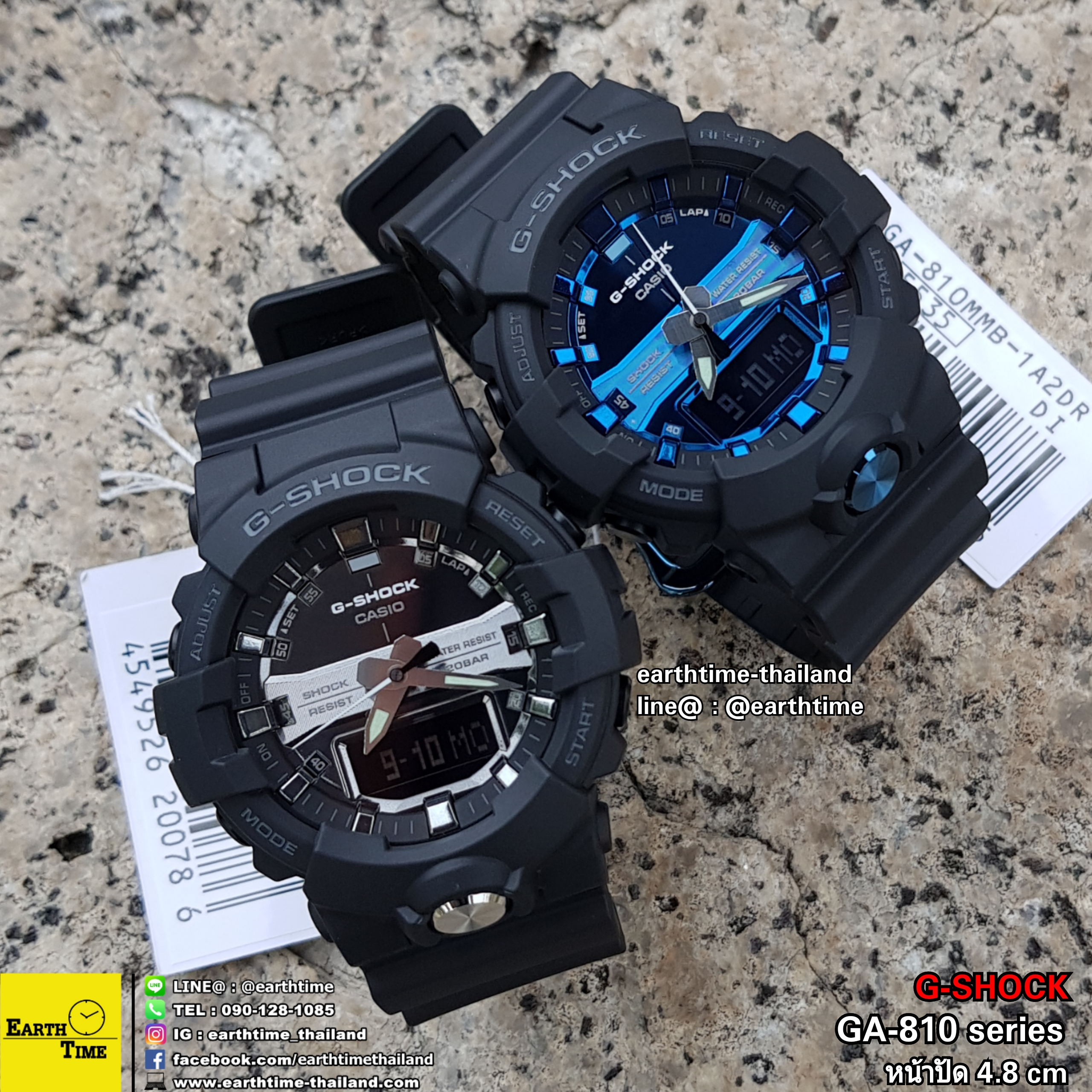 G-Shock Metallic Mirror Faces ของใหม่แท้100% รับประกัน 1 ปี รุ่น GA-810MMA-1ADR