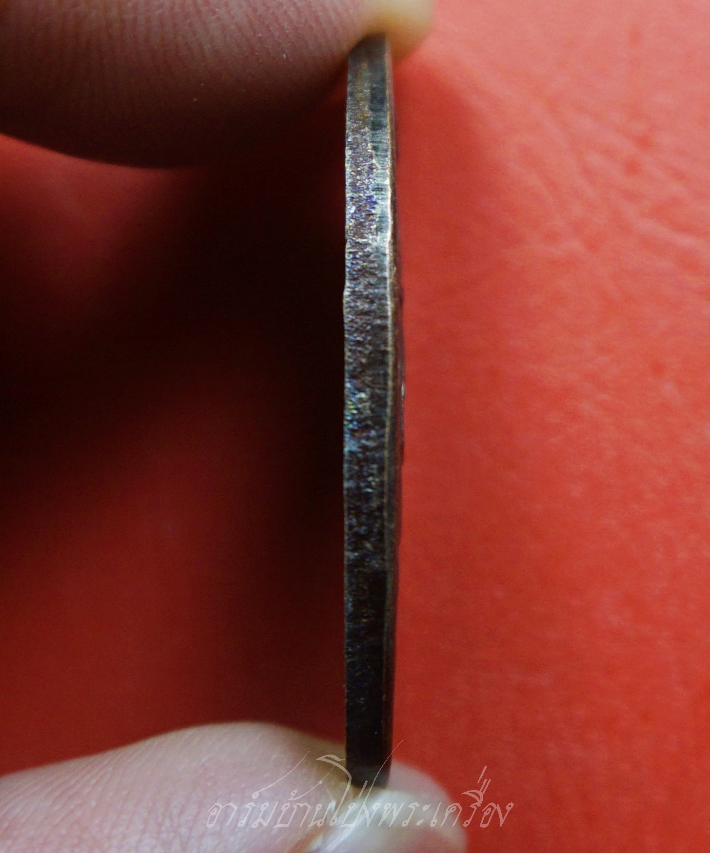 หลวงปู่ศุข วัดปากคลองมะขามเฒ่า ปี๒๕๓๗ ตอกโค๊ตยันต์ตัว"นะ" เนื้อทองแดงรมดำ(องค์ที่2)