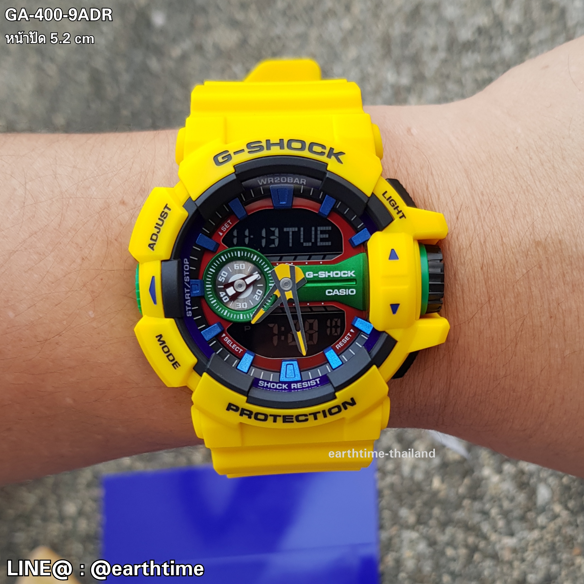 G-Shock ของใหม่แท้100% รับประกัน 1 ปี GA-400-9ADR