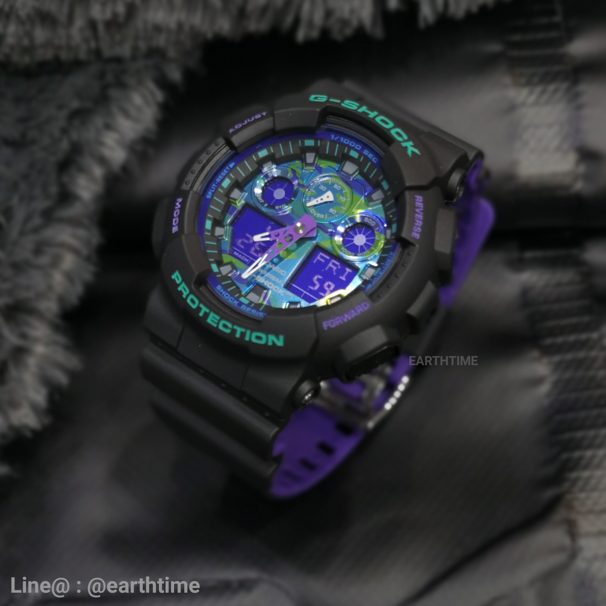 G-Shock ของใหม่แท้100% รับประกัน 1 ปี GA-100BL-1ADR