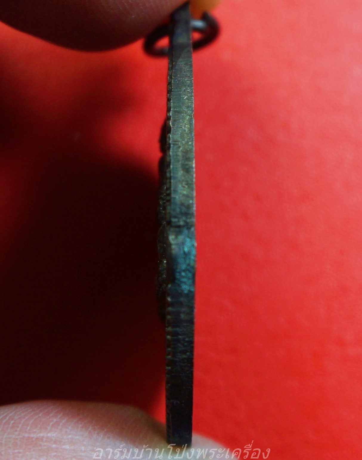 หลวงพ่อศิลาแลงสามพี่น้อง วัดหนองอ้อ หลวงปู่หลิวปลุกเสก เนื้อทองแดง(องค์ที่8)