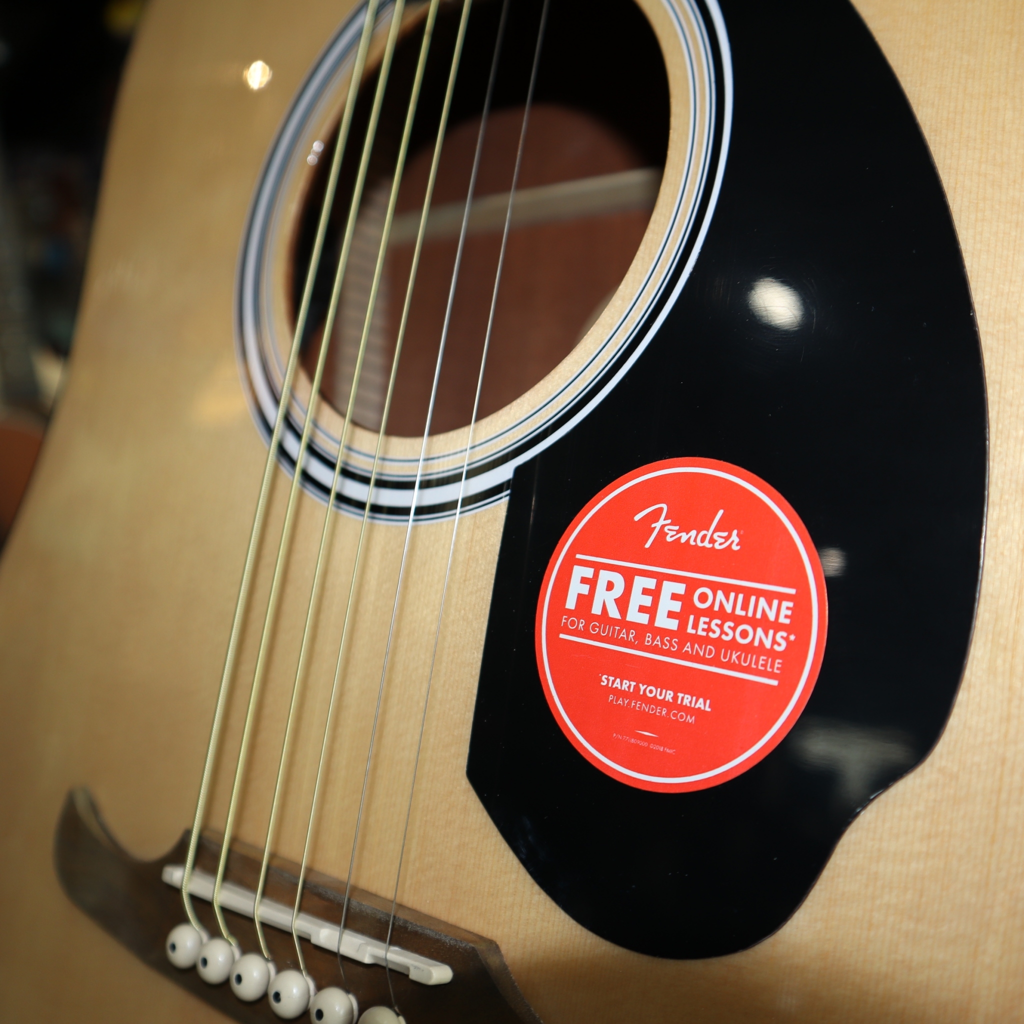 Fender FA-125 กีต้าร์โปร่ง ทรง Dreadnought ขนาด 41 นิ้ว สีไม้ กีตาร์ แบรนด์ดัง ราคาย่อมเยา