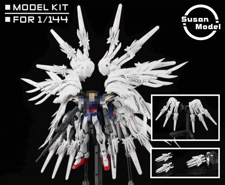 Preorder (Susan model) Plastic Kit Seraphim Unit & Neue Zwerg For 1/144 HG/RG