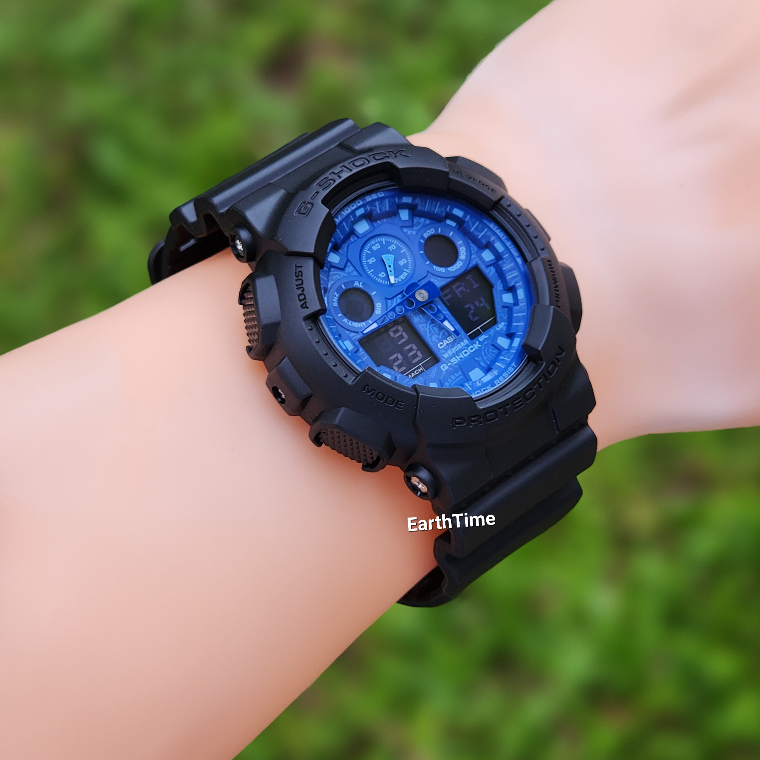 GA-100BP-1A l G-Shock l Blue Paisley Series l ของใหม่แท้100%