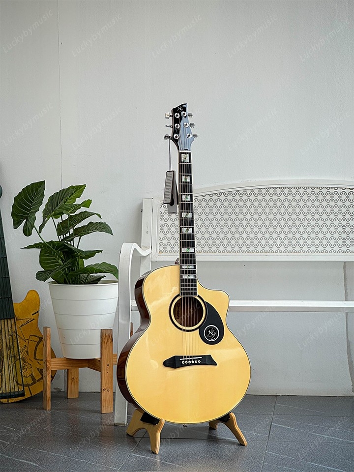 NG Guitar Dawn S1 / N1 กีต้าร์โปร่ง / โปร่งไฟฟ้า ขนาด 41นิ้ว เลือกทรง/เลือกเช็ต