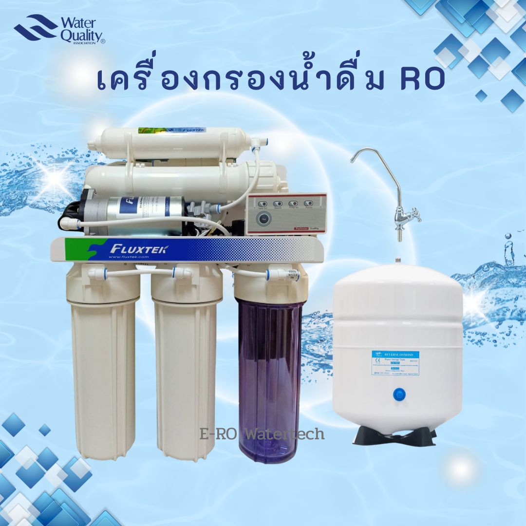 เครื่องกรองน้ำระบบ RO รุ่น FE-115 75GPD Premium