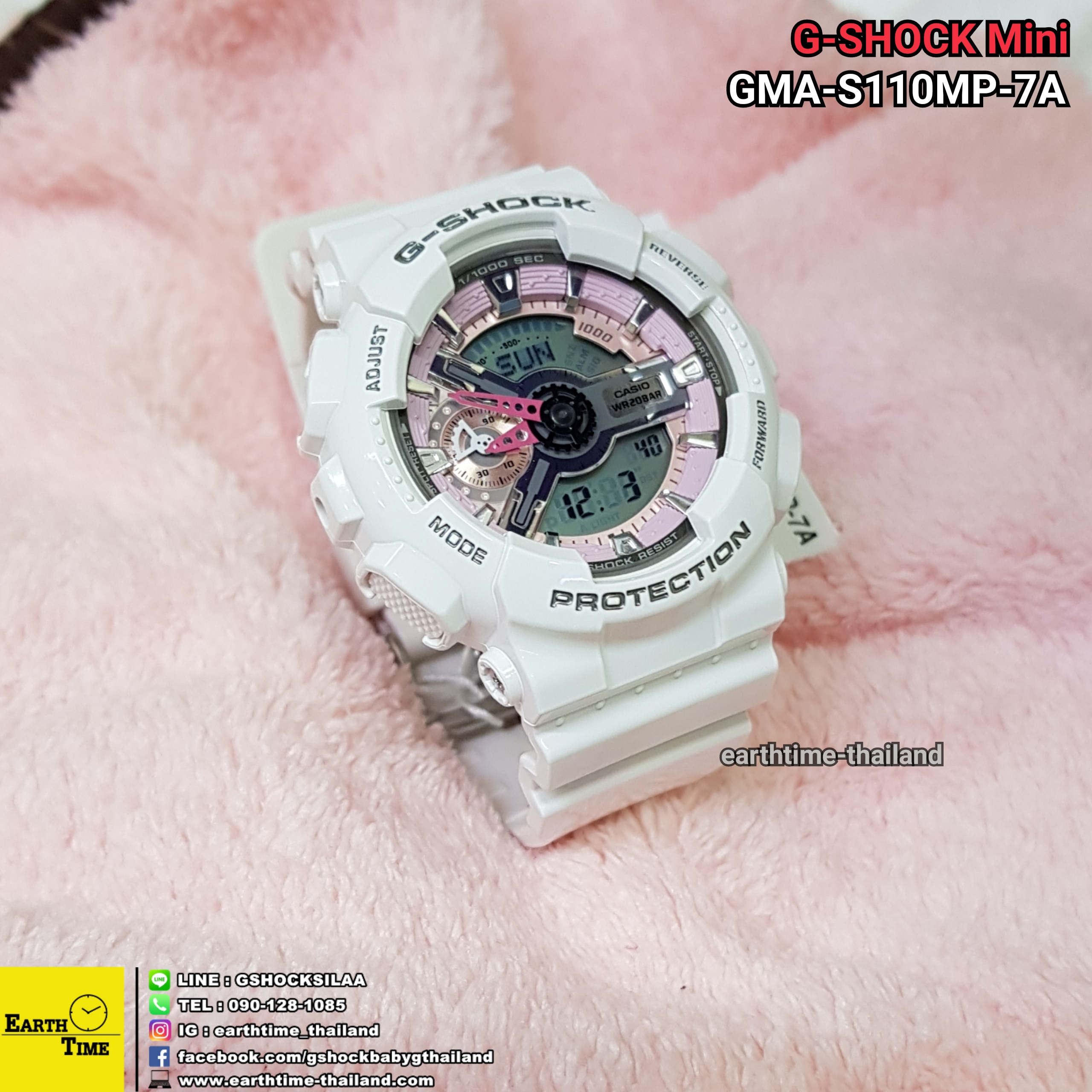 G-ShockMini ของใหม่แท้100% รับประกัน 1 ปี GMA-S110MP-7ADR