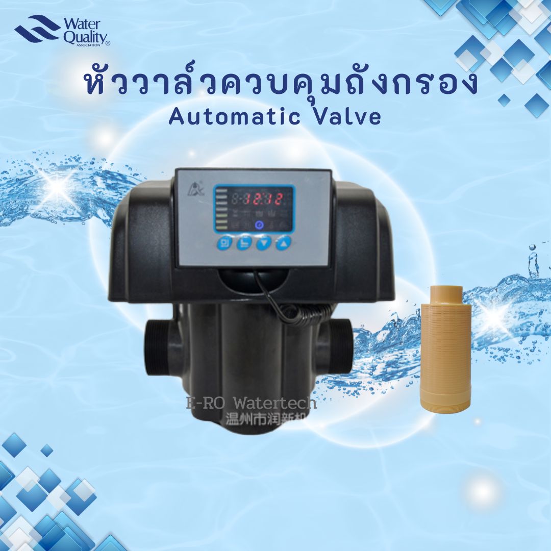 หัววาล์วควบคุมแบบ Automatic คาร์บอน คอ 4" - F75B1