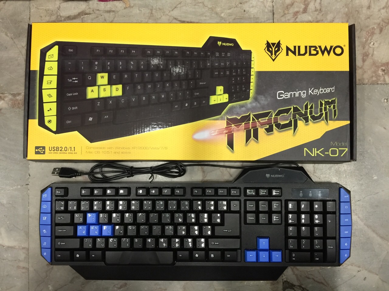 คีย์บอร์ด keyboard nubwo nk-07