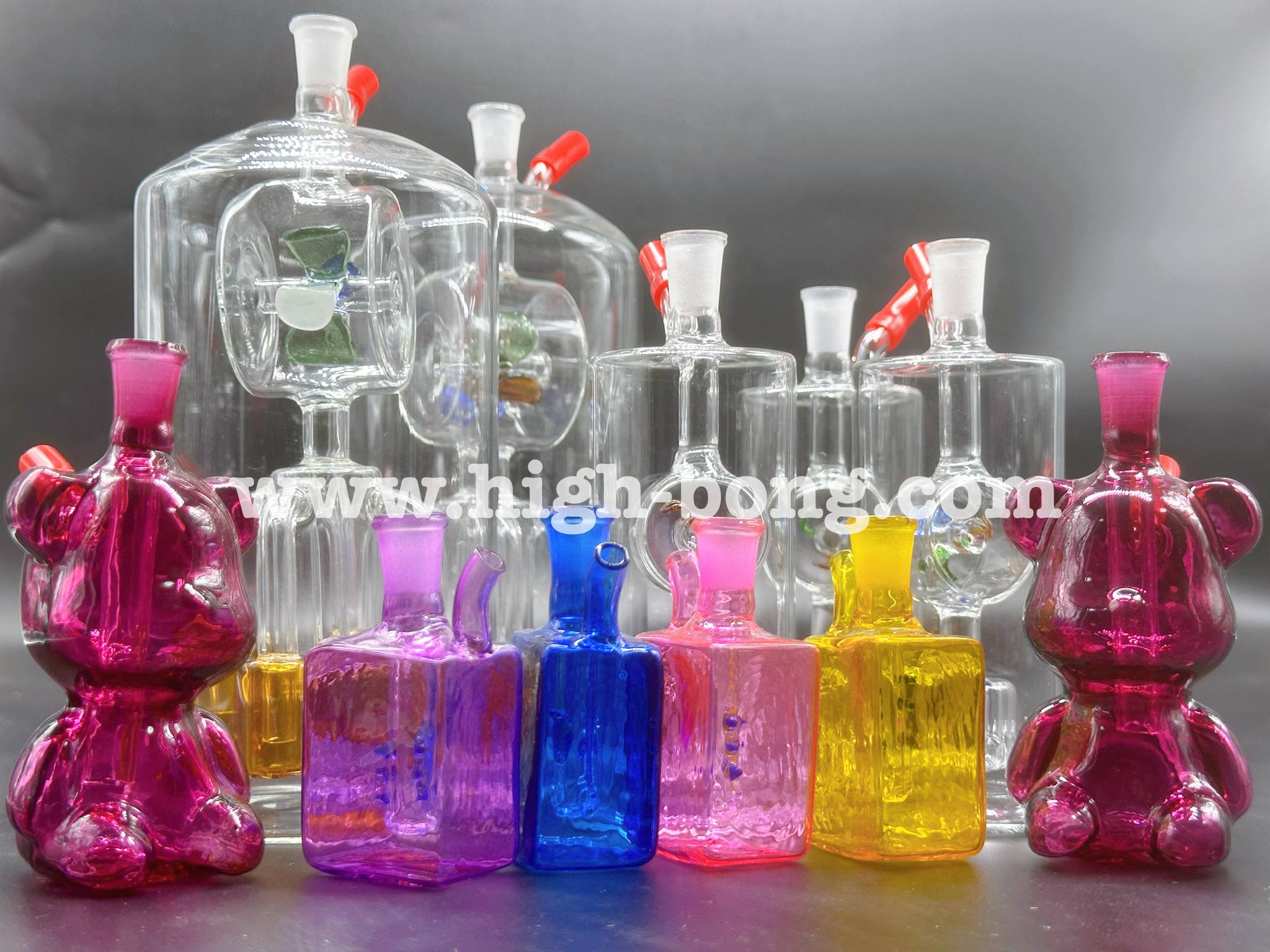 WindMill Grenade Glass Bong (9 cm.)(Green)