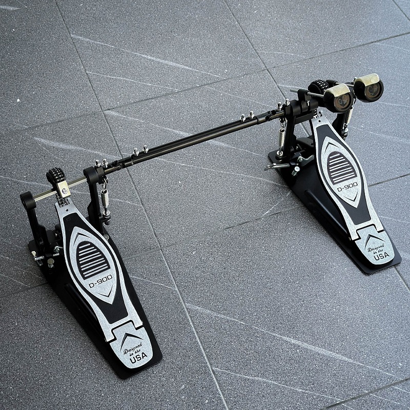 กระเดื่องคู่ โซ่คู่ ผลิตจากวัสดุคุณภาพดี กระเดื่องกลอง สำหรับกลองชุด ฟรี ก้านกระเดื่อง/ประแจกลอง