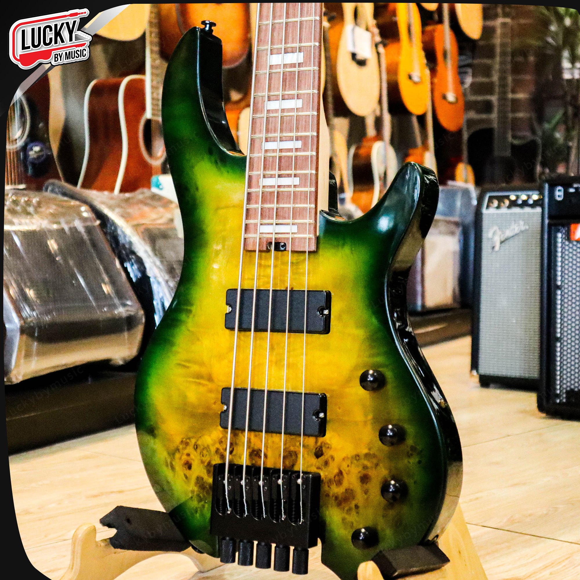 เบสไฟฟ้า Siam music Bass NX4 เบสหัวตัด 5 สาย 2 วอลุ่ม 2 โทน ปิ๊กอัพ H-H