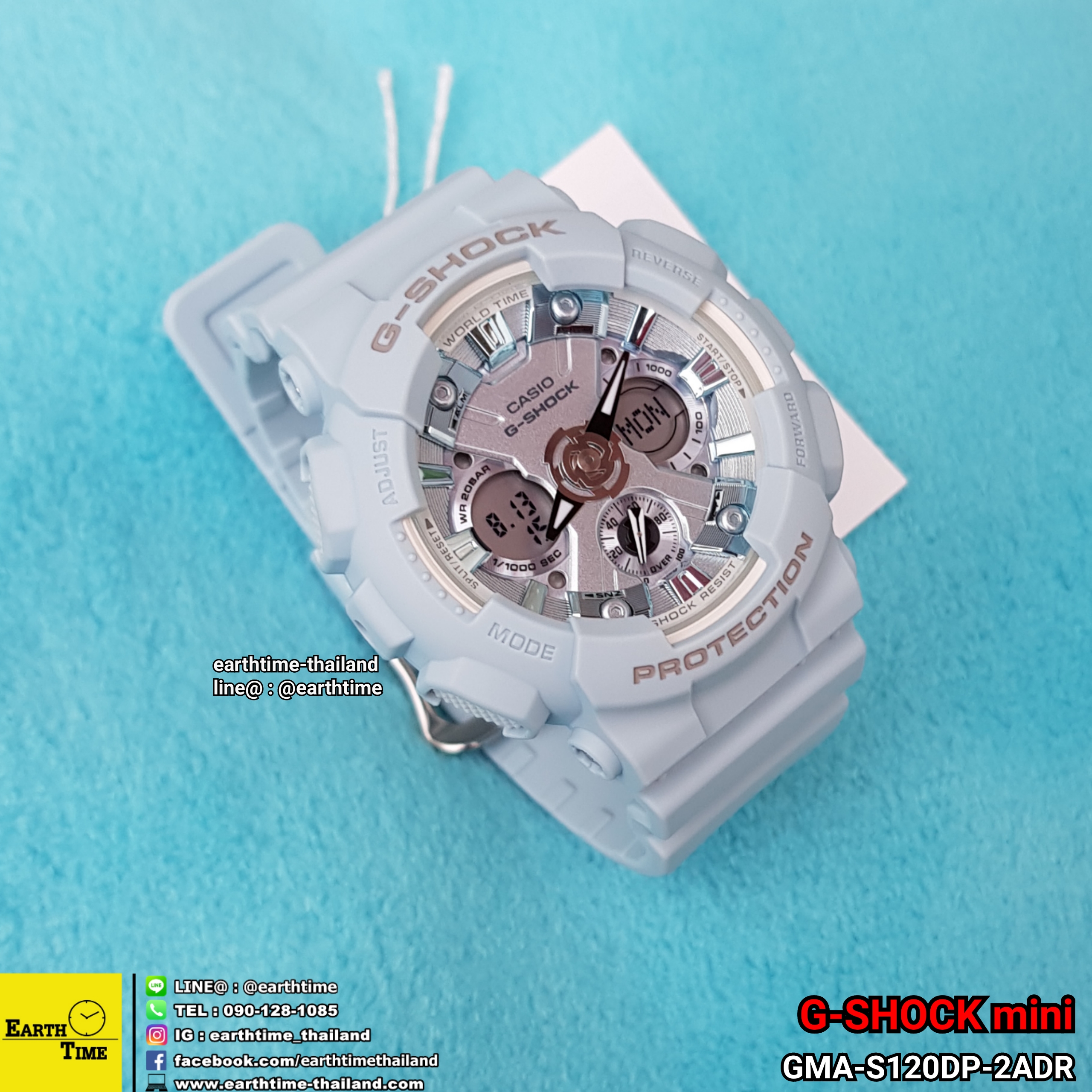 G-ShockMini Pastel Series ของใหม่แท้100% รับประกัน 1 ปี GMA-S120DP-2ADR