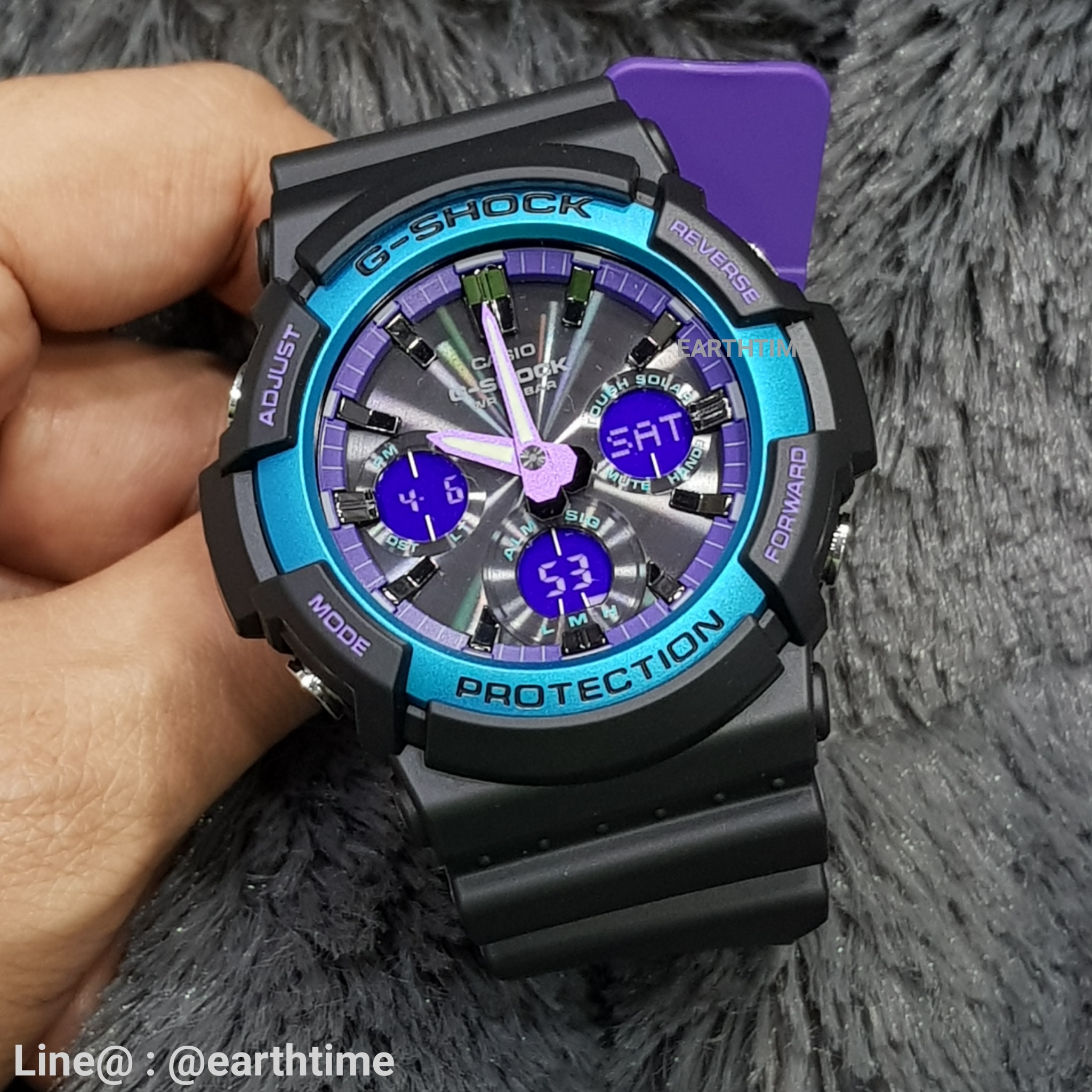 G-Shock Tough Solar ของใหม่แท้100% รับประกัน 1 ปี รุ่น GAS-100BL-1ADR