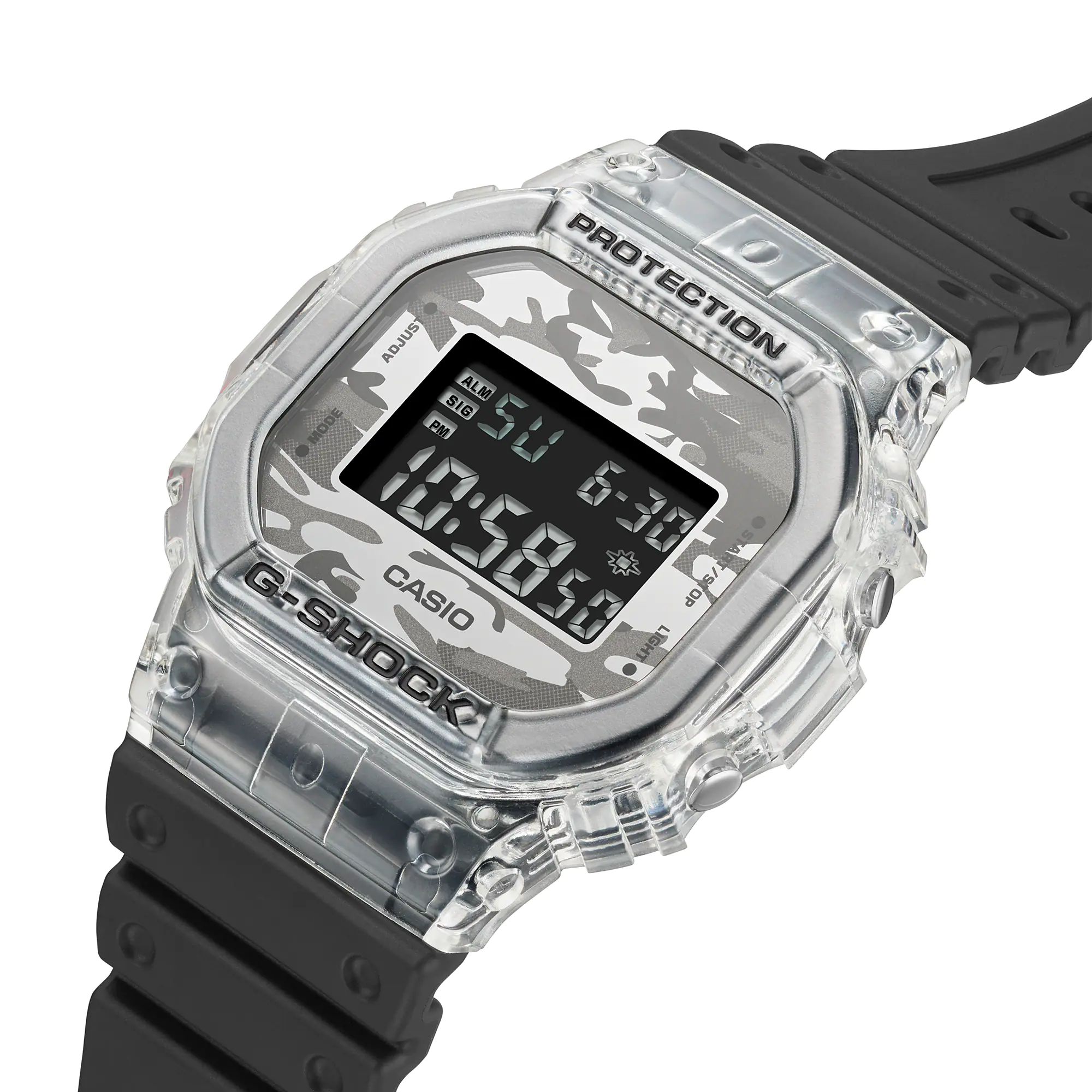 DW-5600SKC-1 l Skeleton + Camouflage Series l G-SHOCK