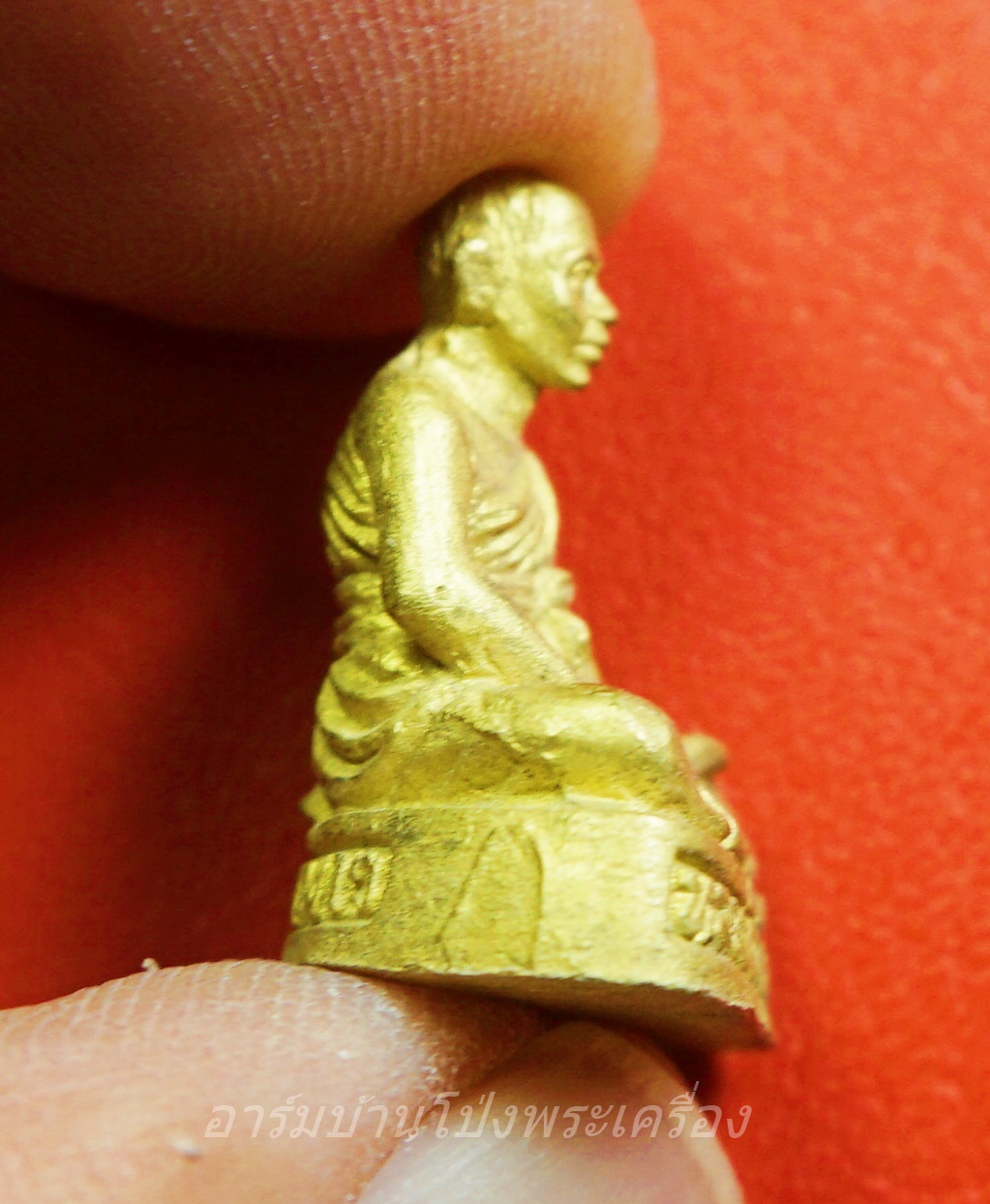หลวงพ่อสุรินทร์ วัดลาดบัวขาว(หลวงพ่อสอนสร้าง) ปี๒๕๕๓ รูปหล่อ เนื้อฝาบาตร(องค์ที่5)
