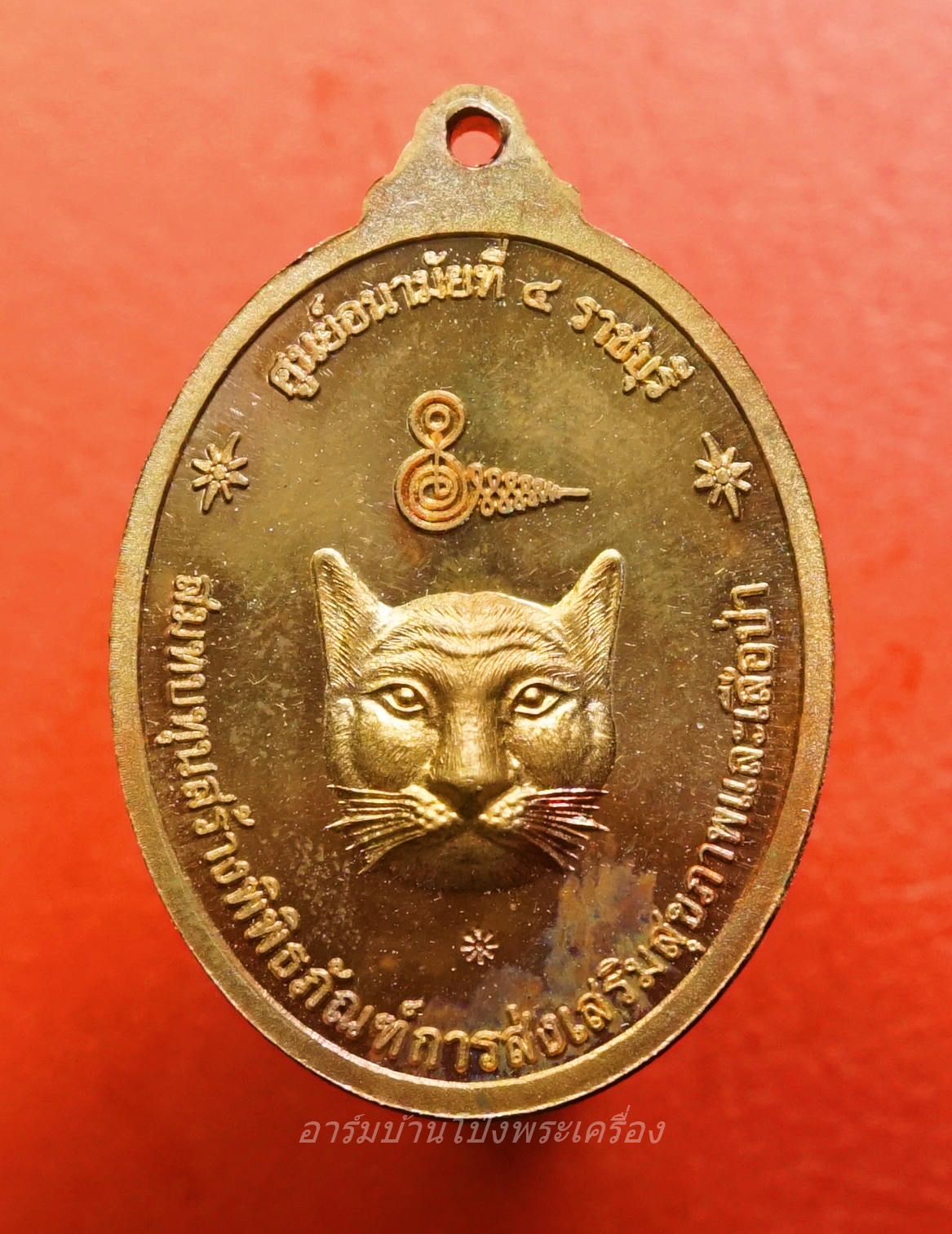 หลวงพ่อแก่นจันทน์ วัดช่องลม รุ่น ๑๐๐ ปี เสือป่ามหามงคล ปี ๒๕๕๓ เนื้อทองแดง พร้อมกล่อง(องค์ที่1)