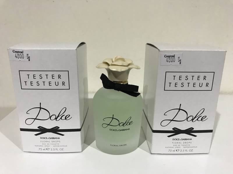 น้ำหอมกล่องเทส D&G Floral Drop EDT 75ml. น้ำหอมแท้ 100%