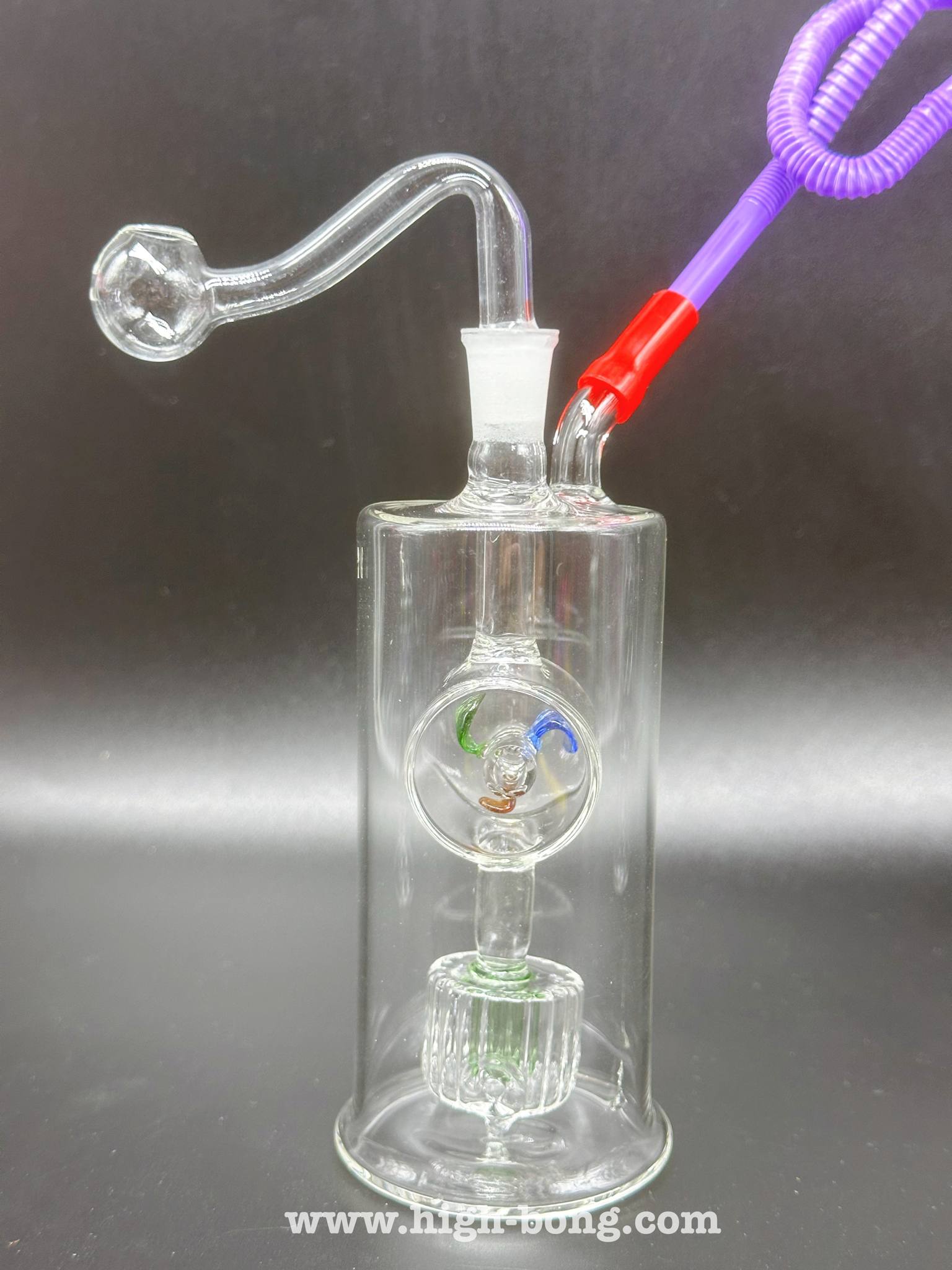 WindMill Grenade Glass Bong (9 cm.)(Green)