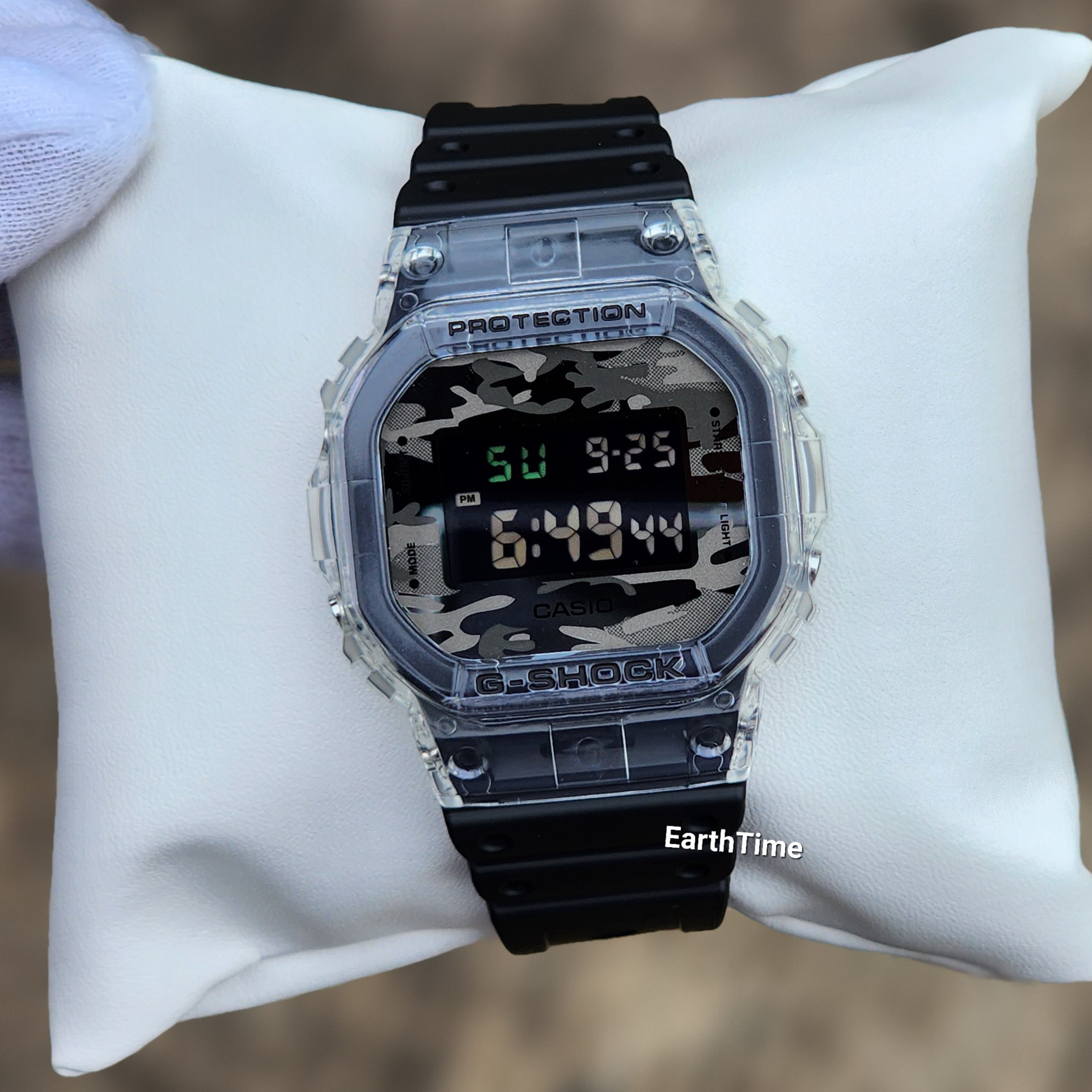 DW-5600SKC-1 l Skeleton + Camouflage Series l G-SHOCK
