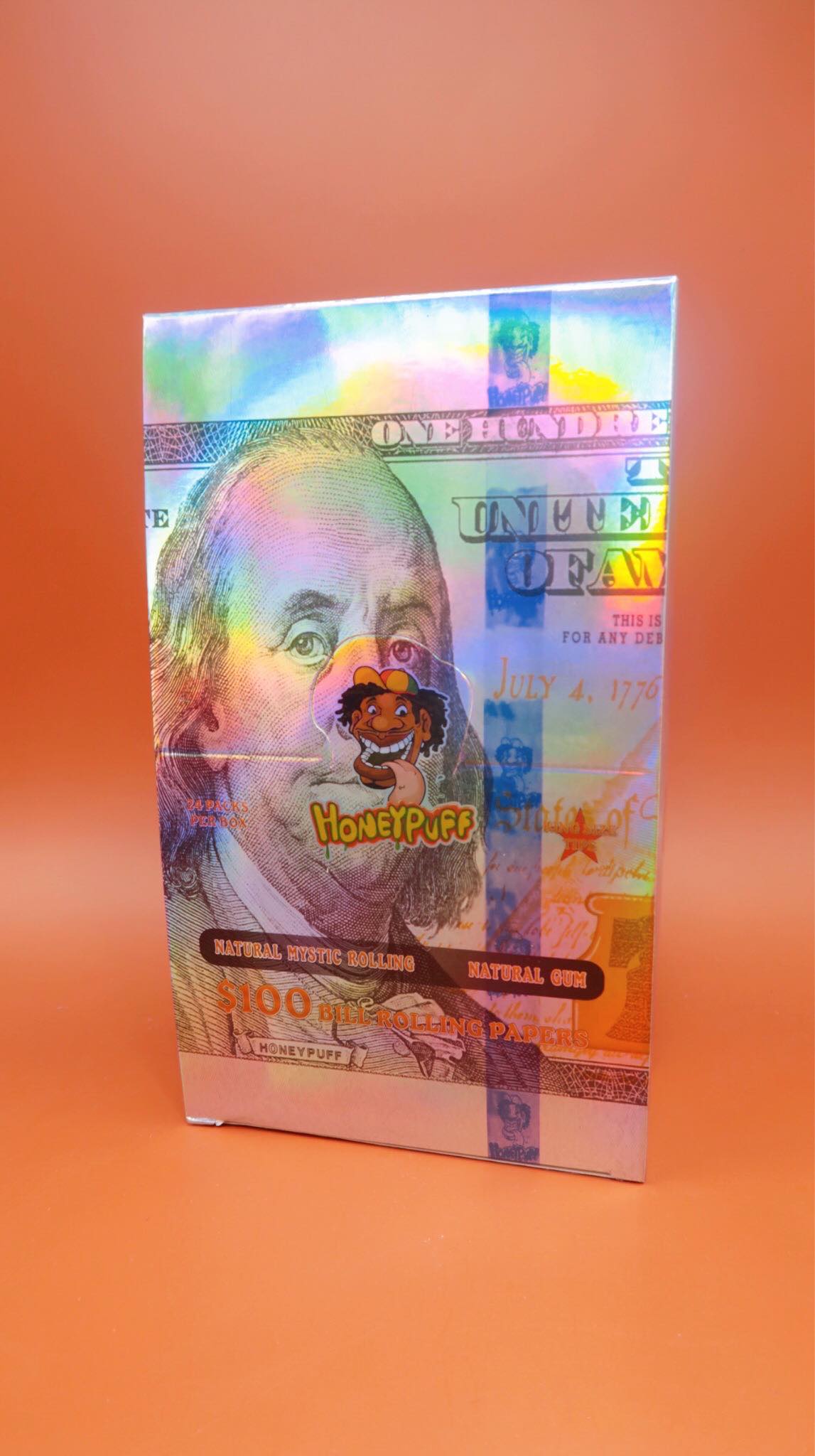 Honeypuff $100 Bill Rolling Papers (1 กล่องใหญ่)