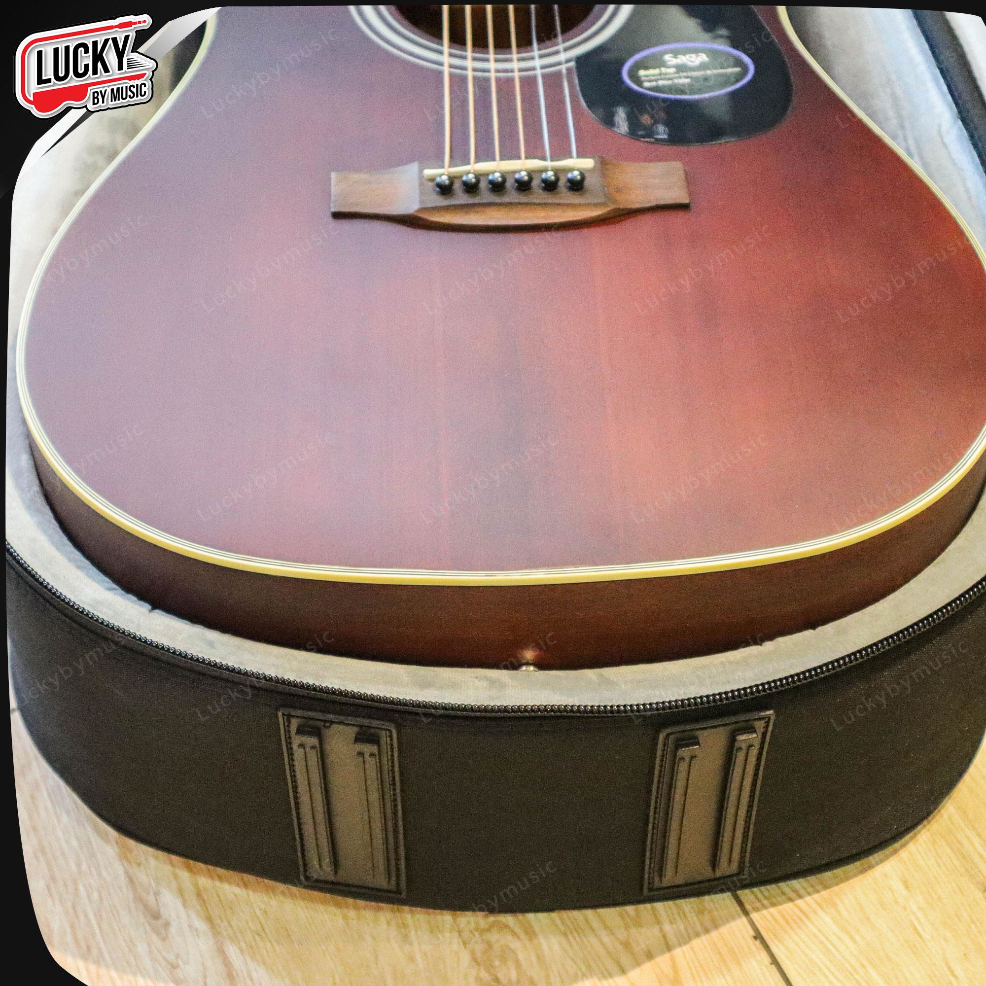 Real Mission ซอฟเคสกีตาร์โปร่ง-โปร่งไฟฟ้า Soft Case กระเป๋ากีตาร์โปร่ง ป้องกันการกระแทก ฟองน้ำหนามาก