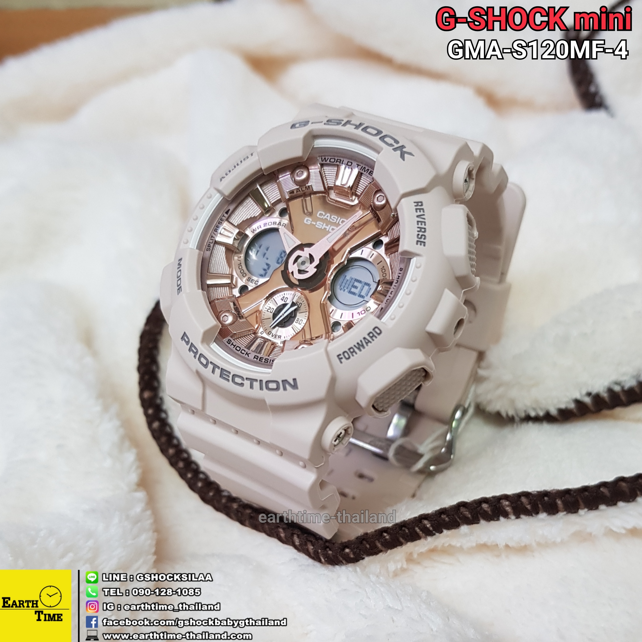 G-ShockMini ของใหม่แท้100% รับประกัน 1 ปี GMA-S120MF-4ADR