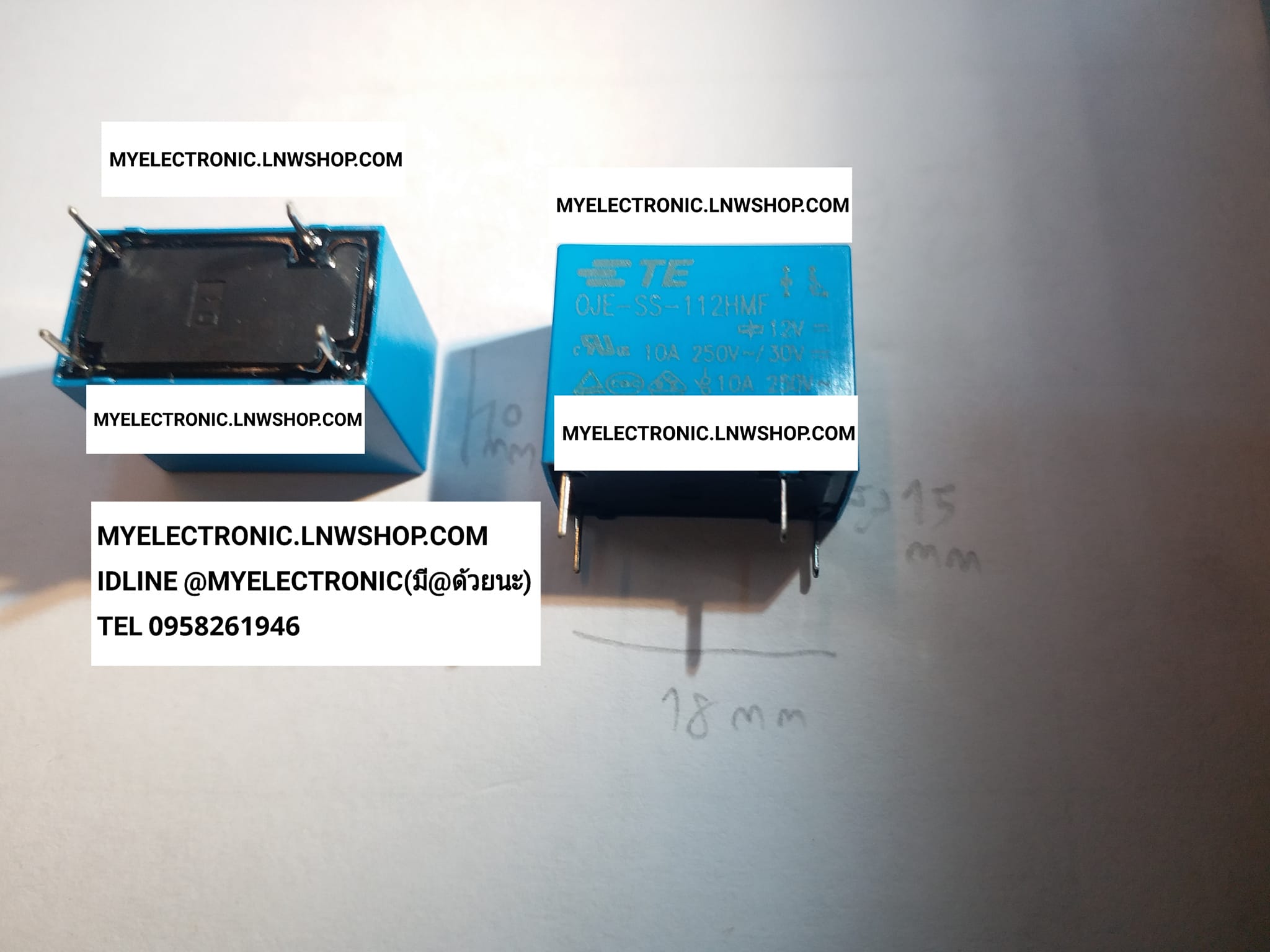 ขาย OJE-SS112HMF RELAY COIL 12VDC รีเลย์12v4ขา รีเลย์คอยล์12v4ขา รีเลย์ คอยล์ 12v DC 4ขา ยี่ห้อ ราคา ตัวละ . . . . หน่วย บาท