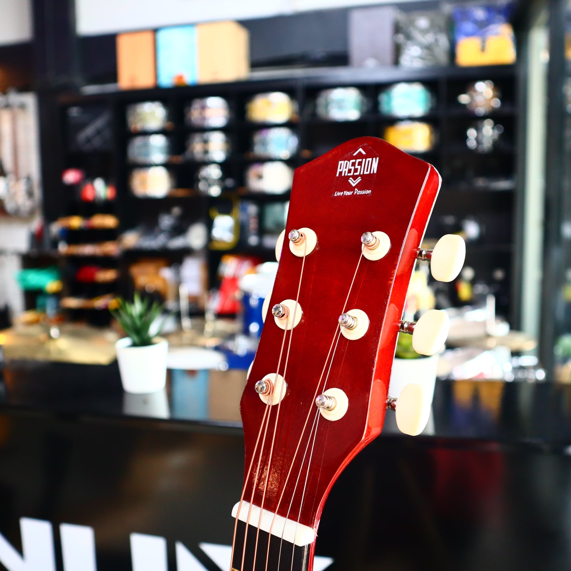 กีต้าร์โปร่ง Passion 34นิ้ว สีไม้