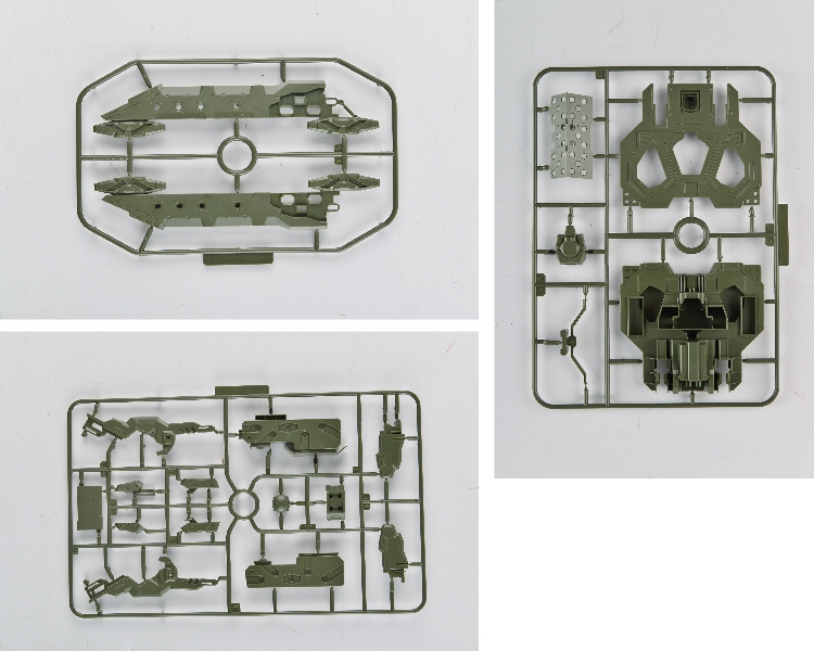 Plastic Kit Transport Platform Set For RG Evangelion Green Color (สีเขียว)