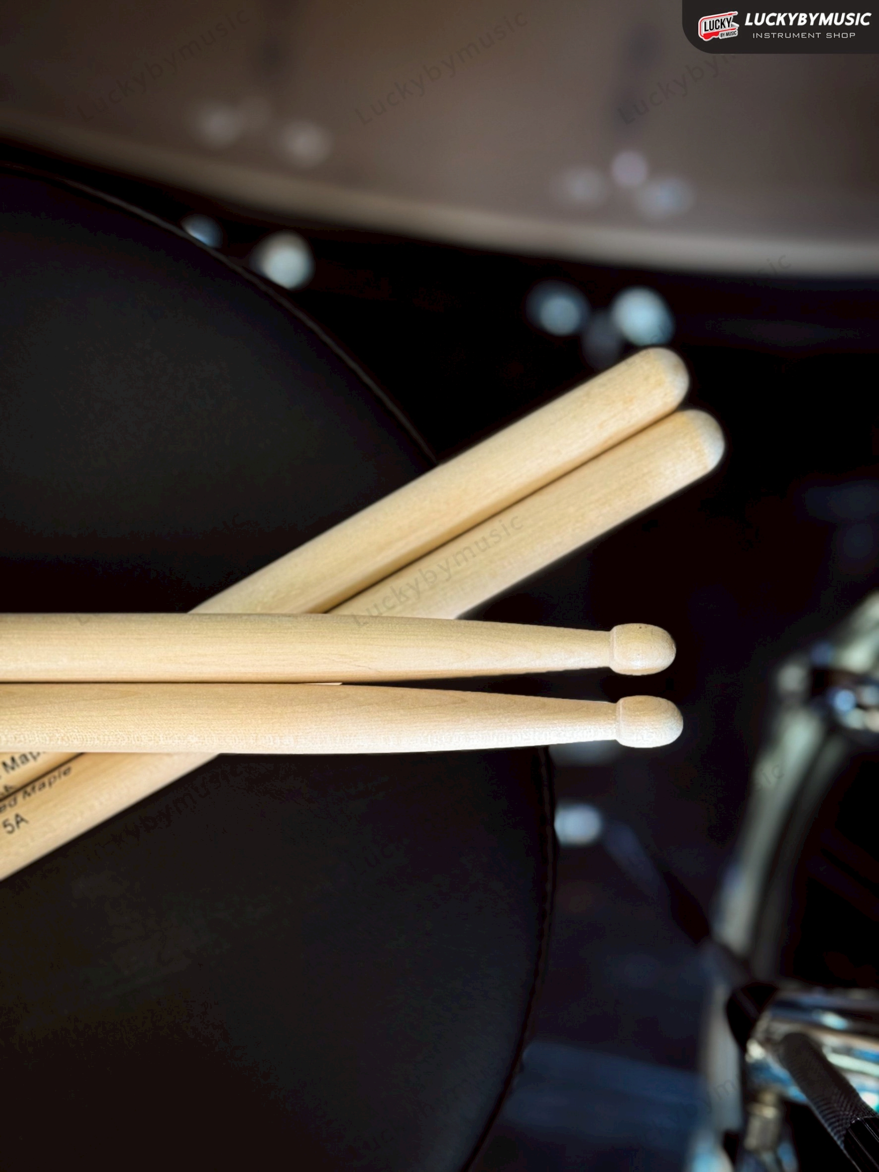 ไม้กลอง Overspeed 5A ไม้เมเปิ้ลคัดเกรด คุณภาพดี ขนาดมาตรฐาน น้ำหนักเบา ไม่เมื่อย เสียงดี